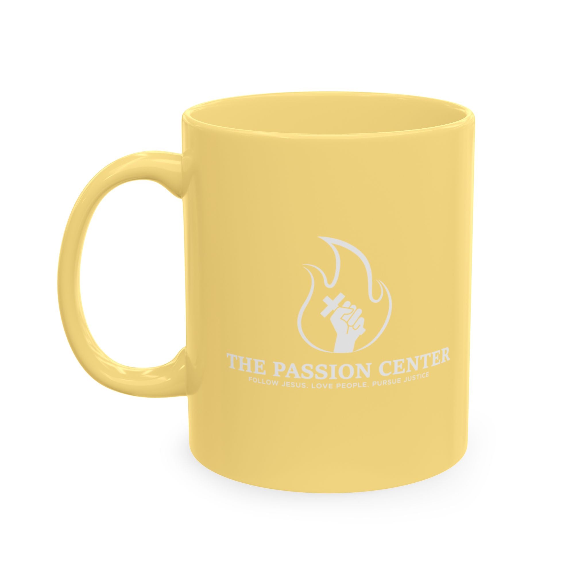 Ceramic Mug — "The Passion Center" Eco Coffee Cup