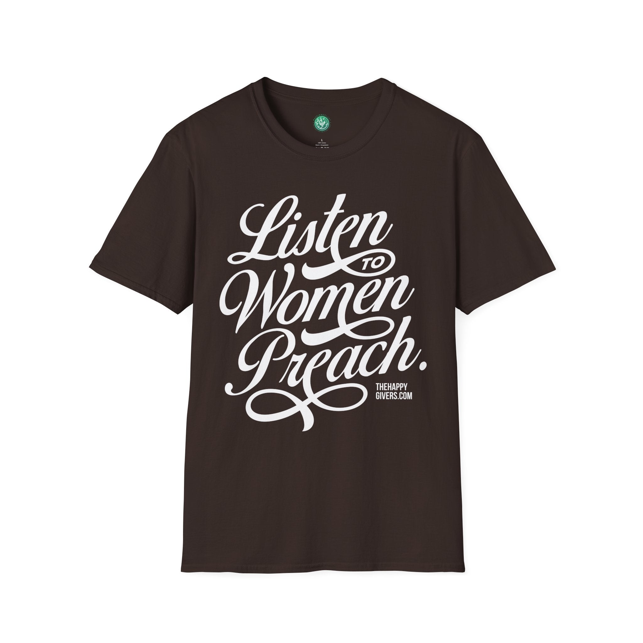 Listen to Women Preach Dark T-Shirt