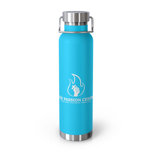 22oz Insulated Water Bottle — The Passion Center Eco Logo