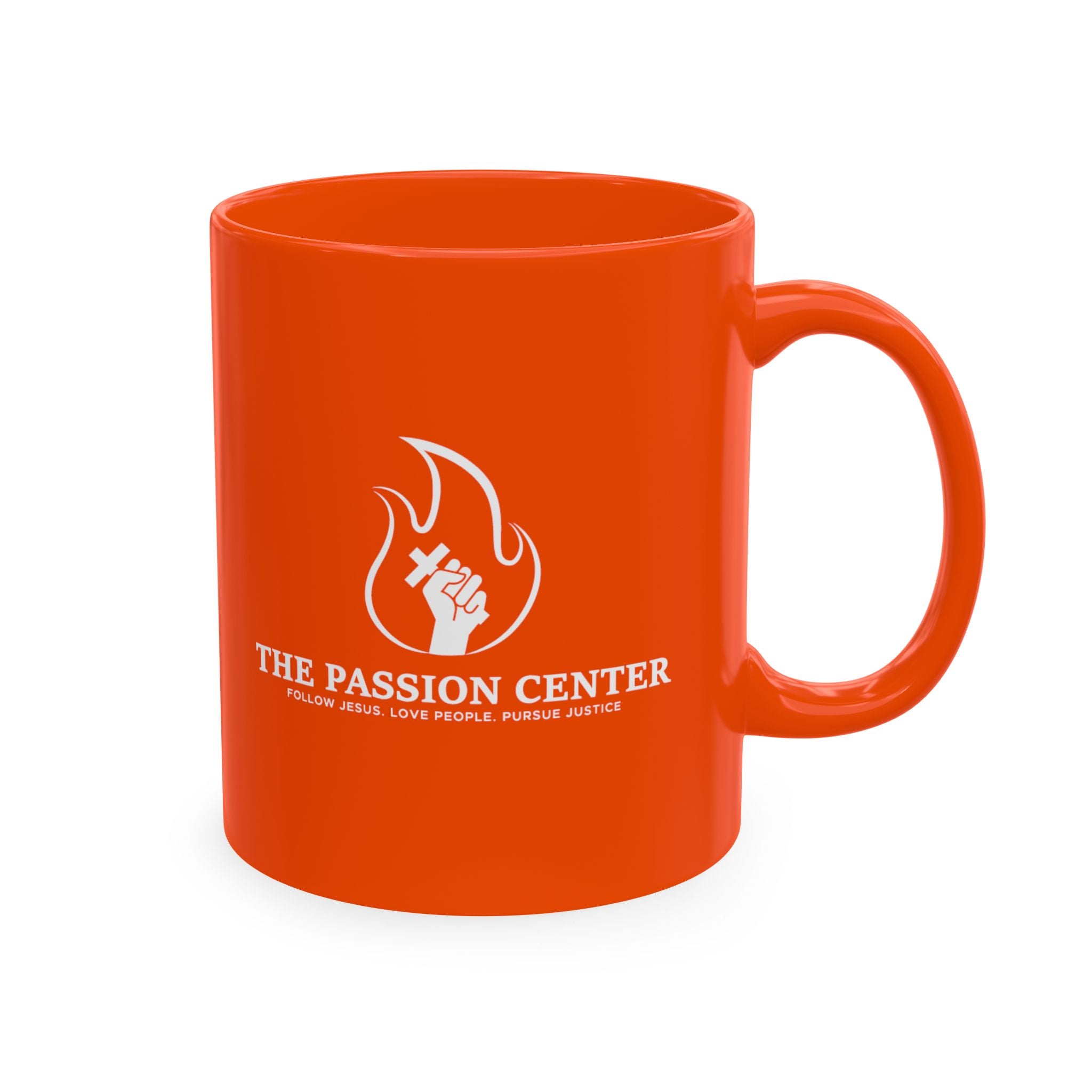 Ceramic Mug — "The Passion Center" Eco Coffee Cup
