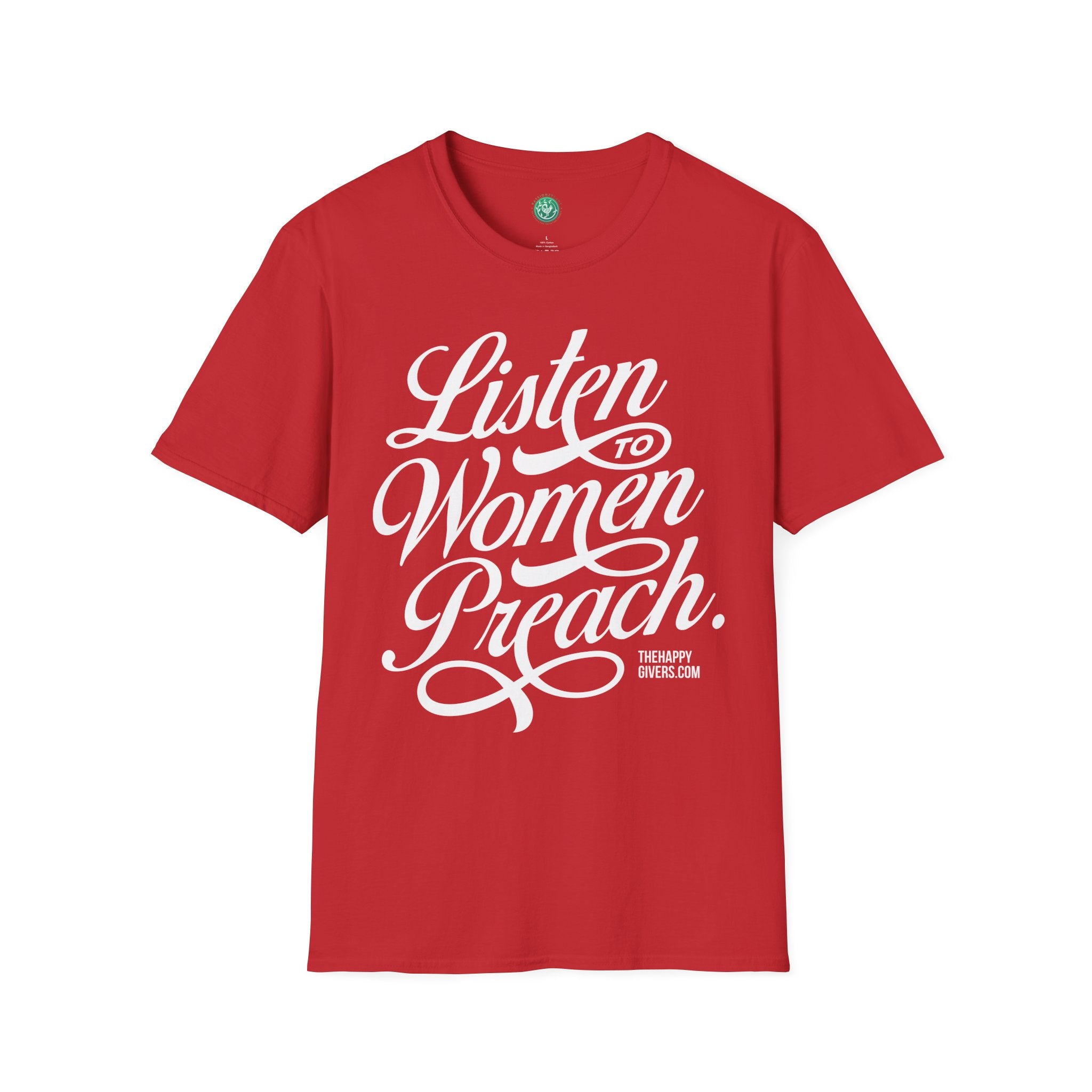 Listen to Women Preach Dark T-Shirt