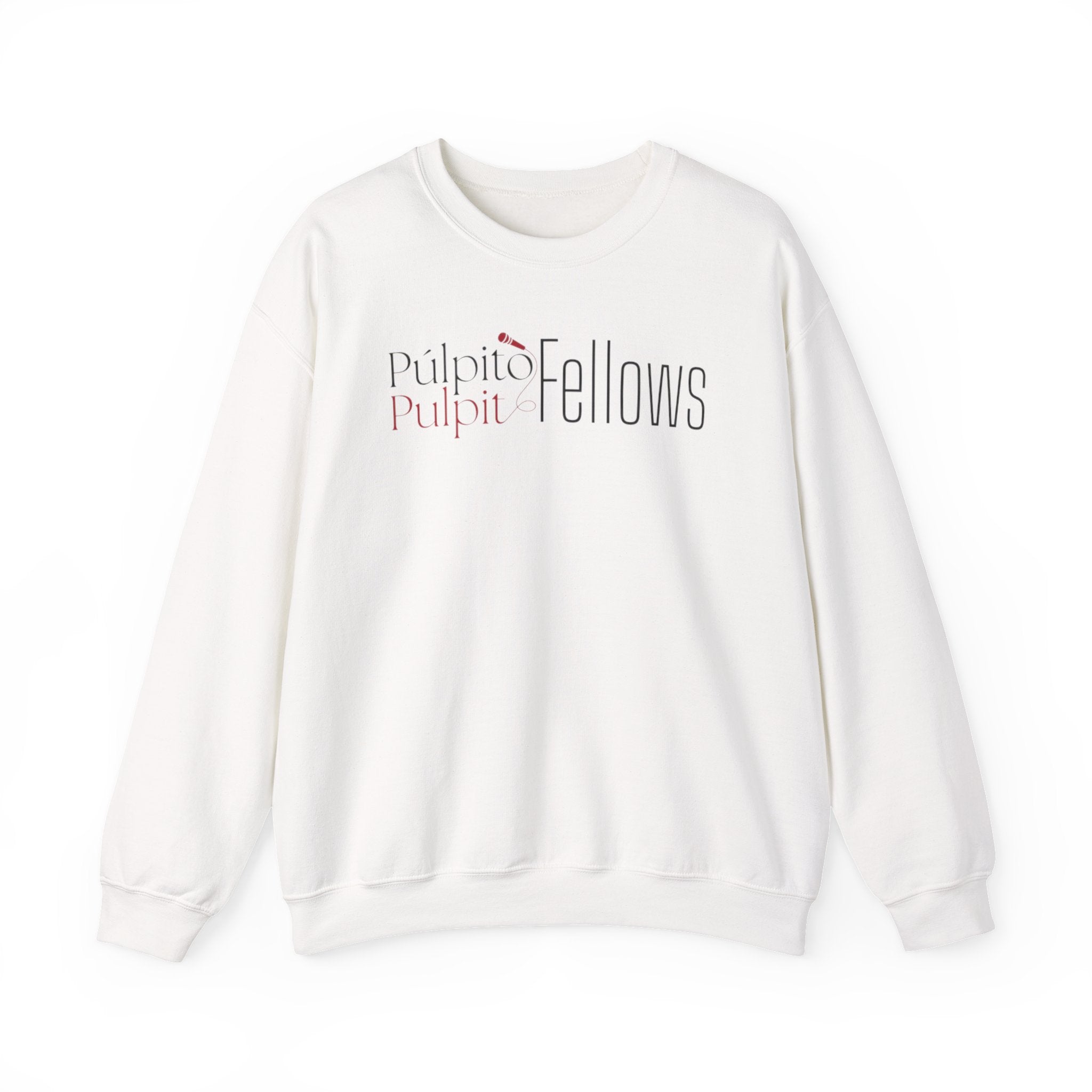 Pulpit Fellows Crewneck Sweatshirt — Minimal Church Ministry Logo