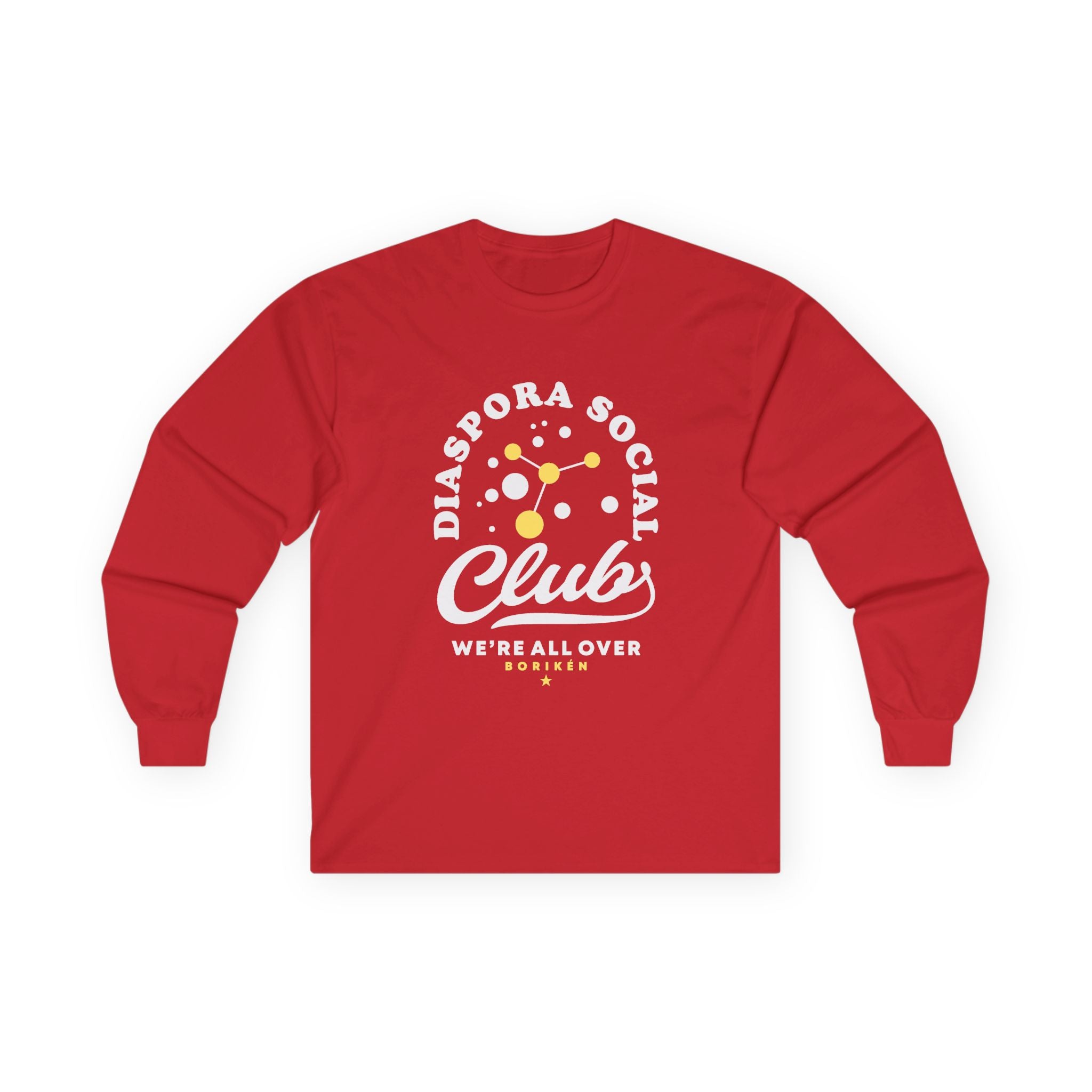 Diaspora We're All Over Long Sleeve Tee — Minimalist Church Group Shirt