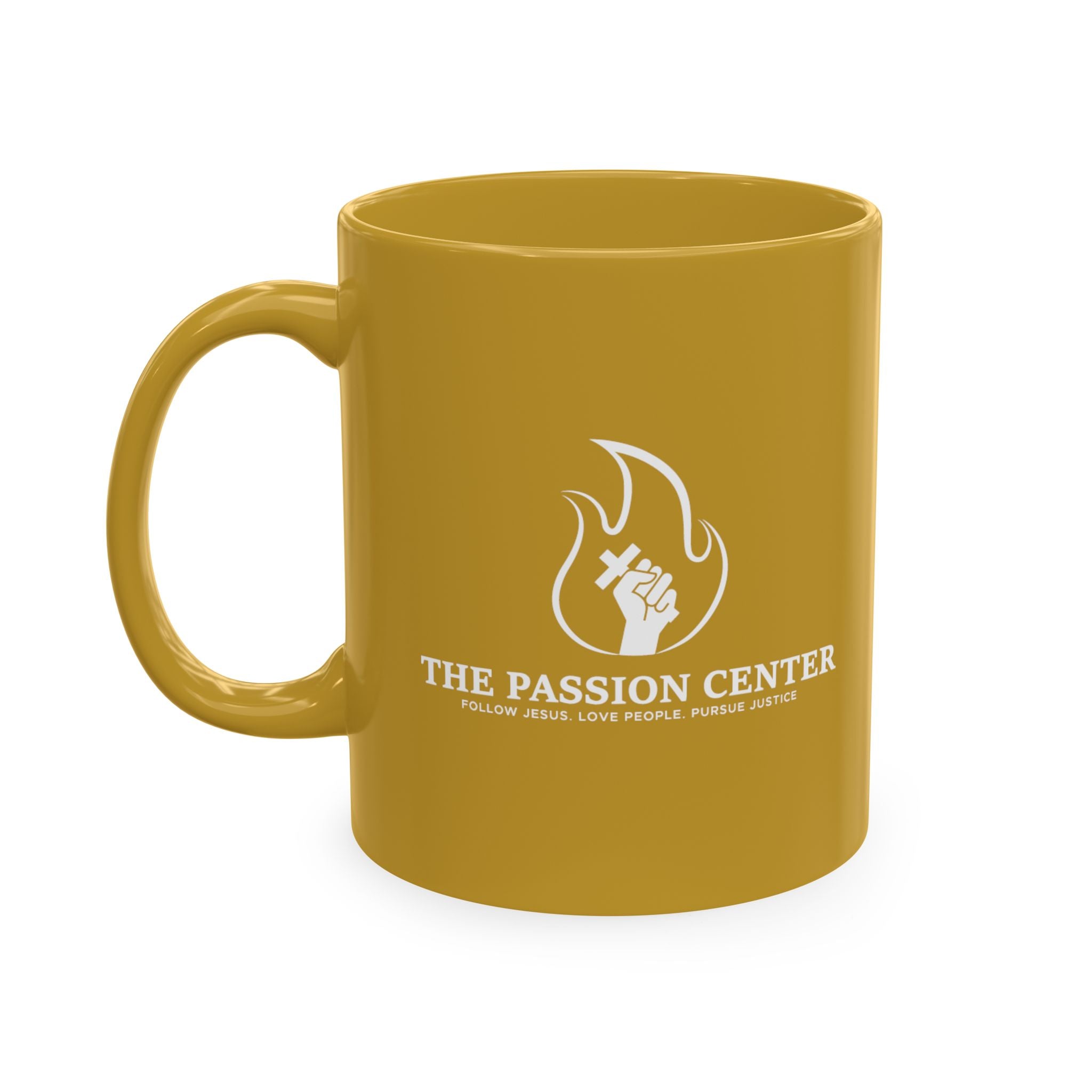 Ceramic Mug — "The Passion Center" Eco Coffee Cup