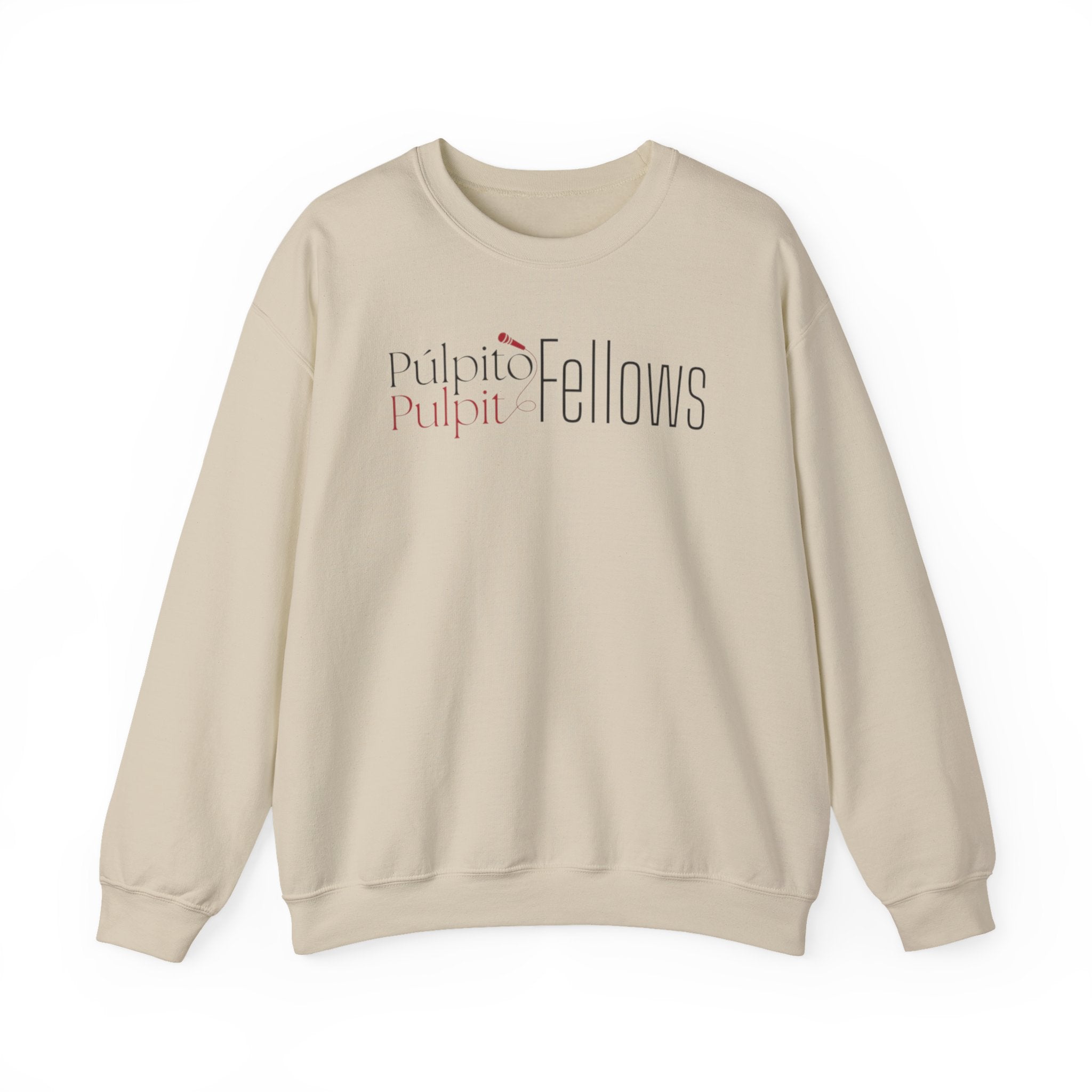 Pulpit Fellows Crewneck Sweatshirt — Minimal Church Ministry Logo