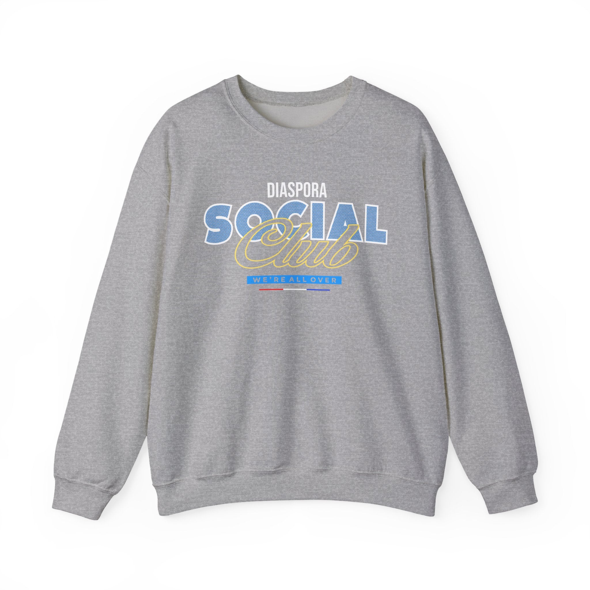 Diaspora Social Club Crewneck Sweatshirt — Minimal Church Ministry Logo