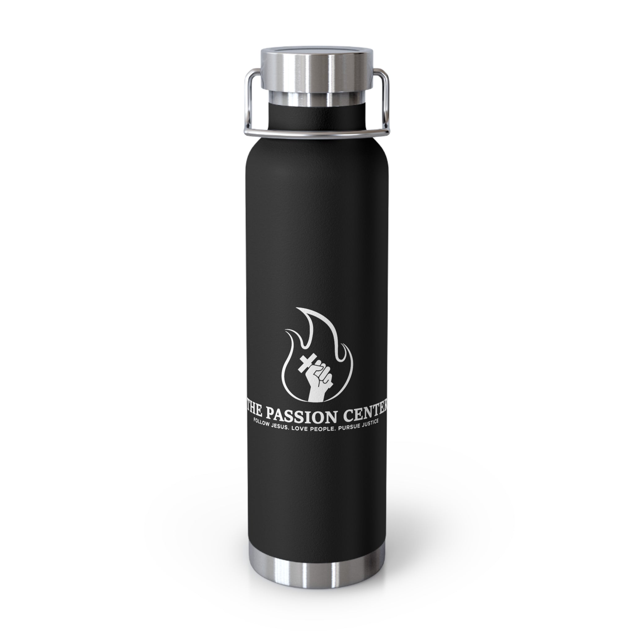 22oz Insulated Water Bottle — The Passion Center Eco Logo