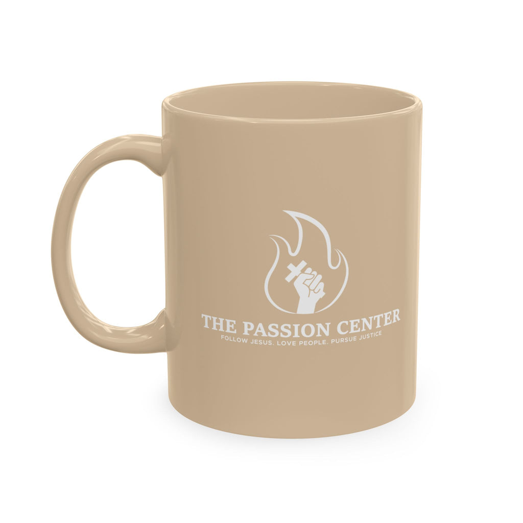 Ceramic Mug — "The Passion Center" Eco Coffee Cup