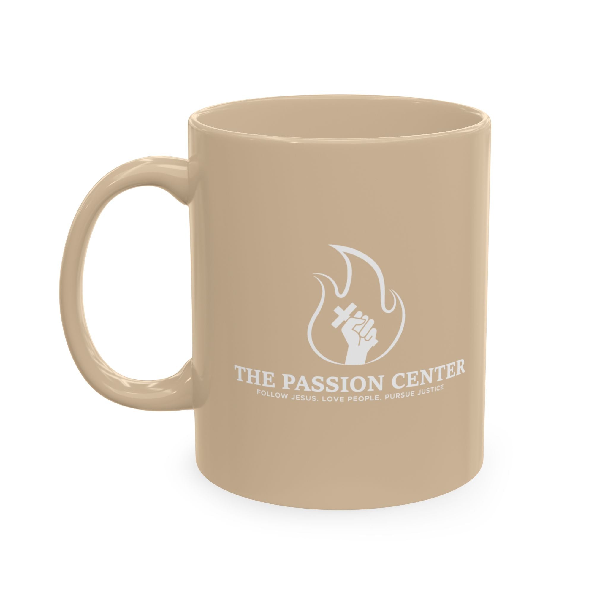 Ceramic Mug — "The Passion Center" Eco Coffee Cup