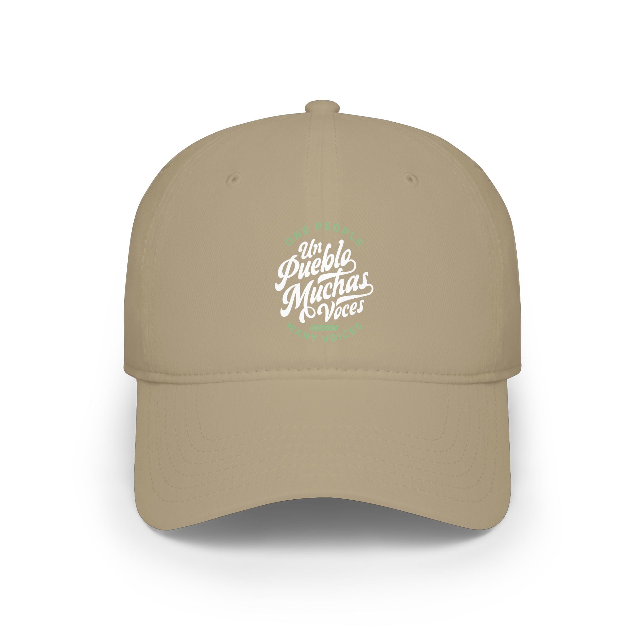 One People Many Voices Embroidered Low-Profile Baseball Cap