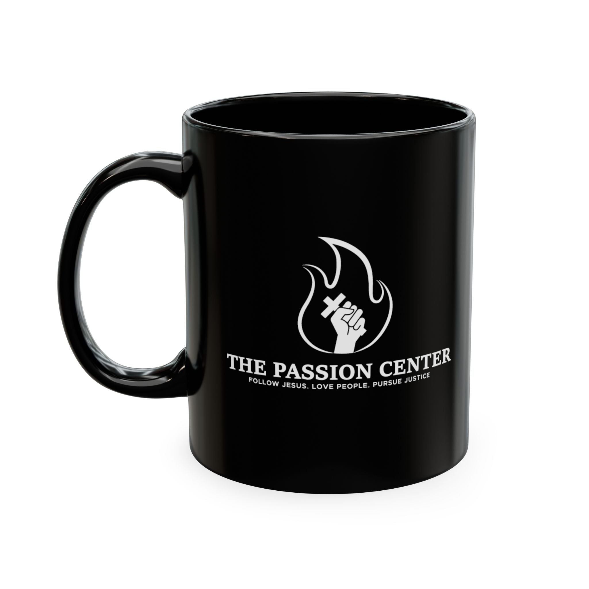 Ceramic Mug — "The Passion Center" Eco Coffee Cup
