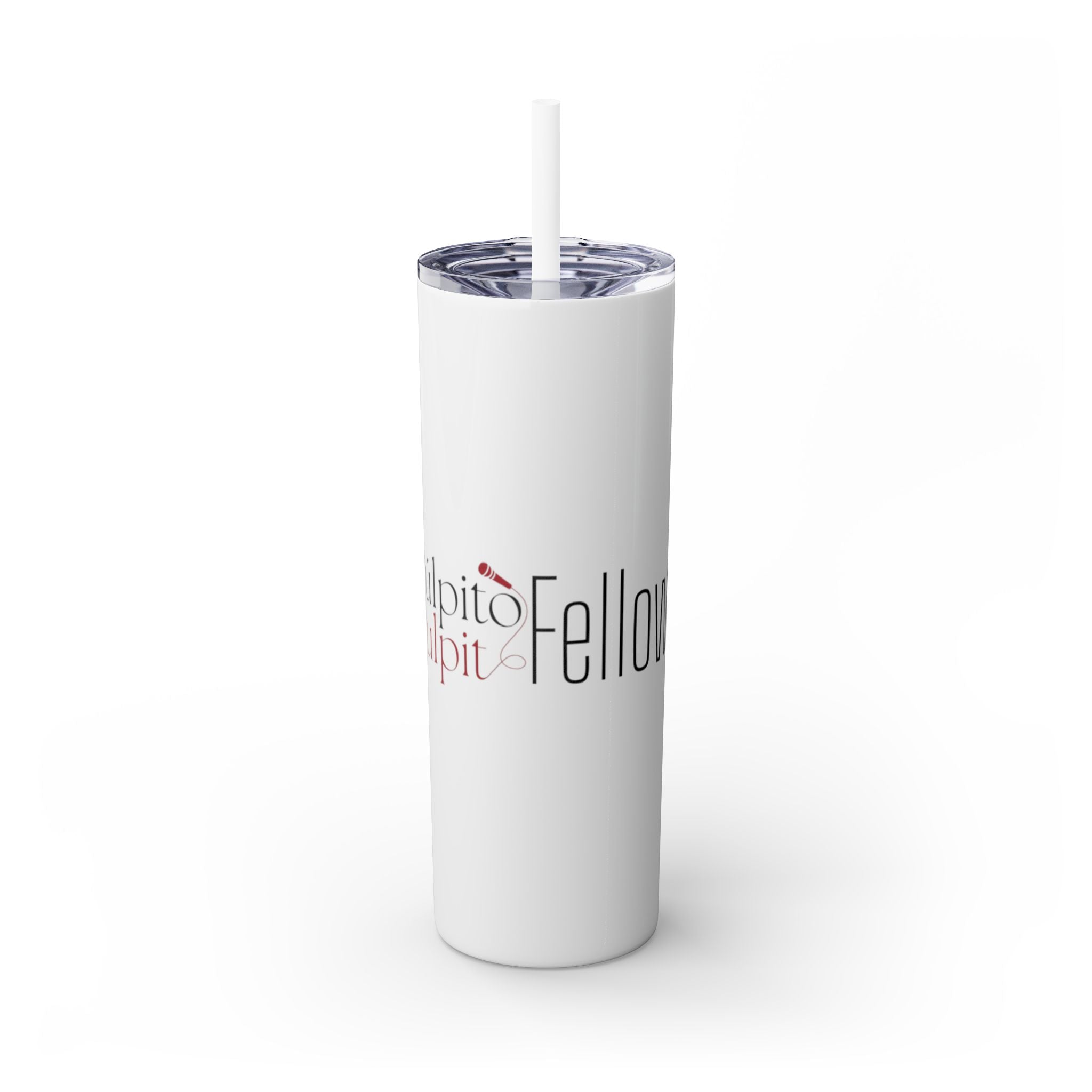 Skinny Tumbler - Púlpito Fellows Eco Logo 20oz Straw Cup