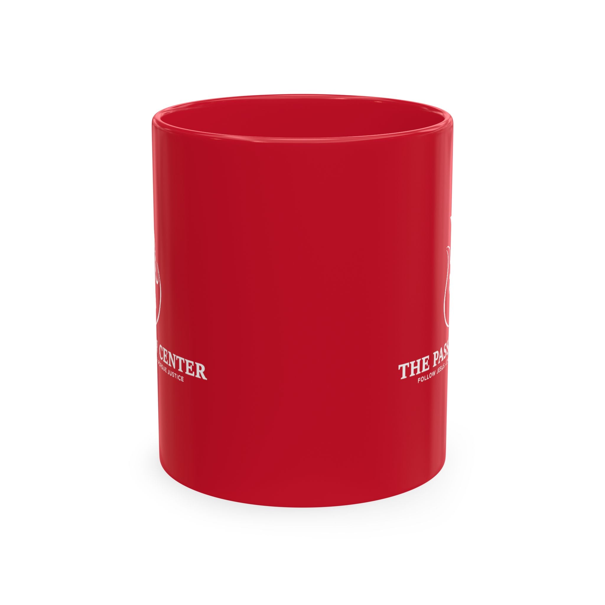 Ceramic Mug — "The Passion Center" Eco Coffee Cup