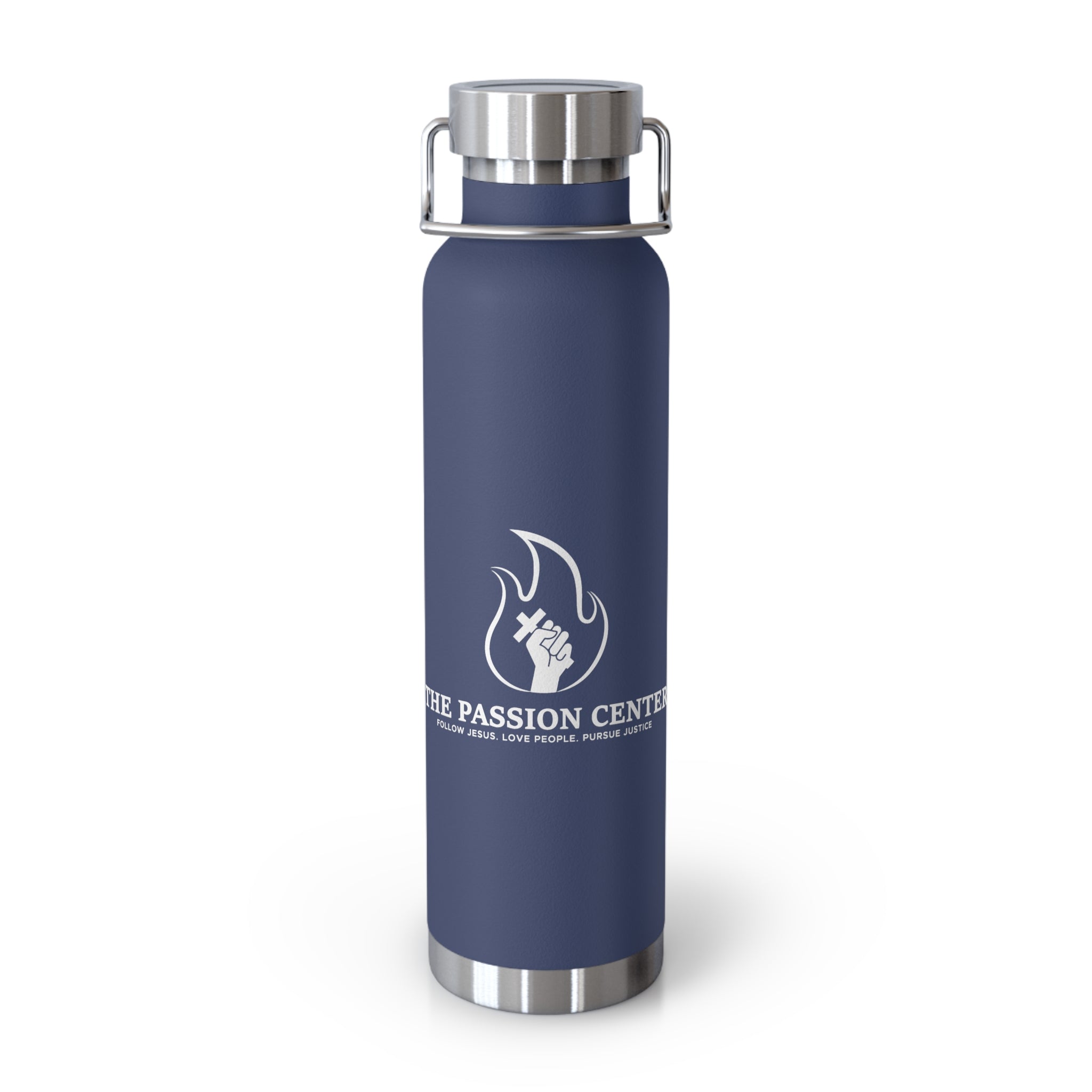 22oz Insulated Water Bottle — The Passion Center Eco Logo