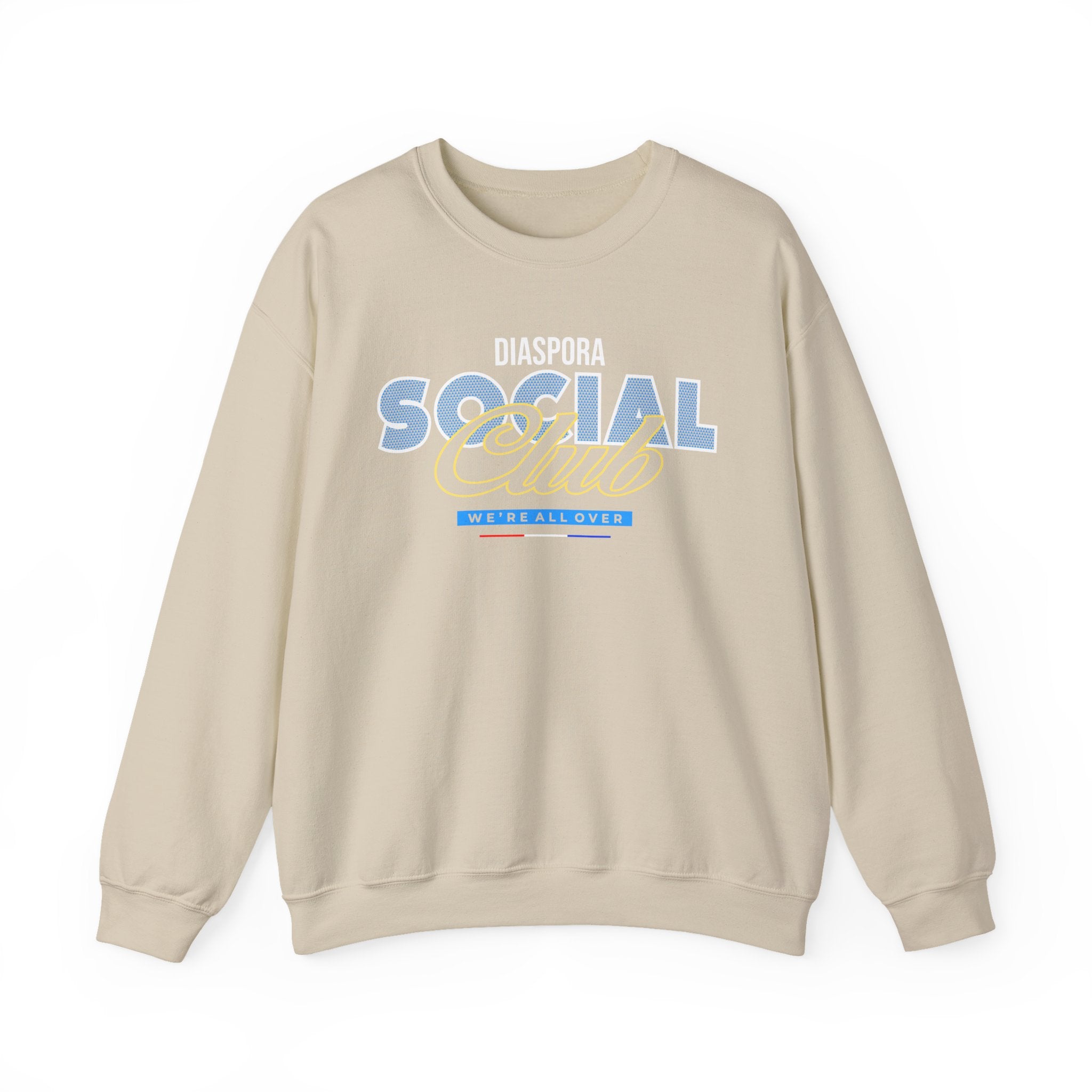 Diaspora Social Club Crewneck Sweatshirt — Minimal Church Ministry Logo
