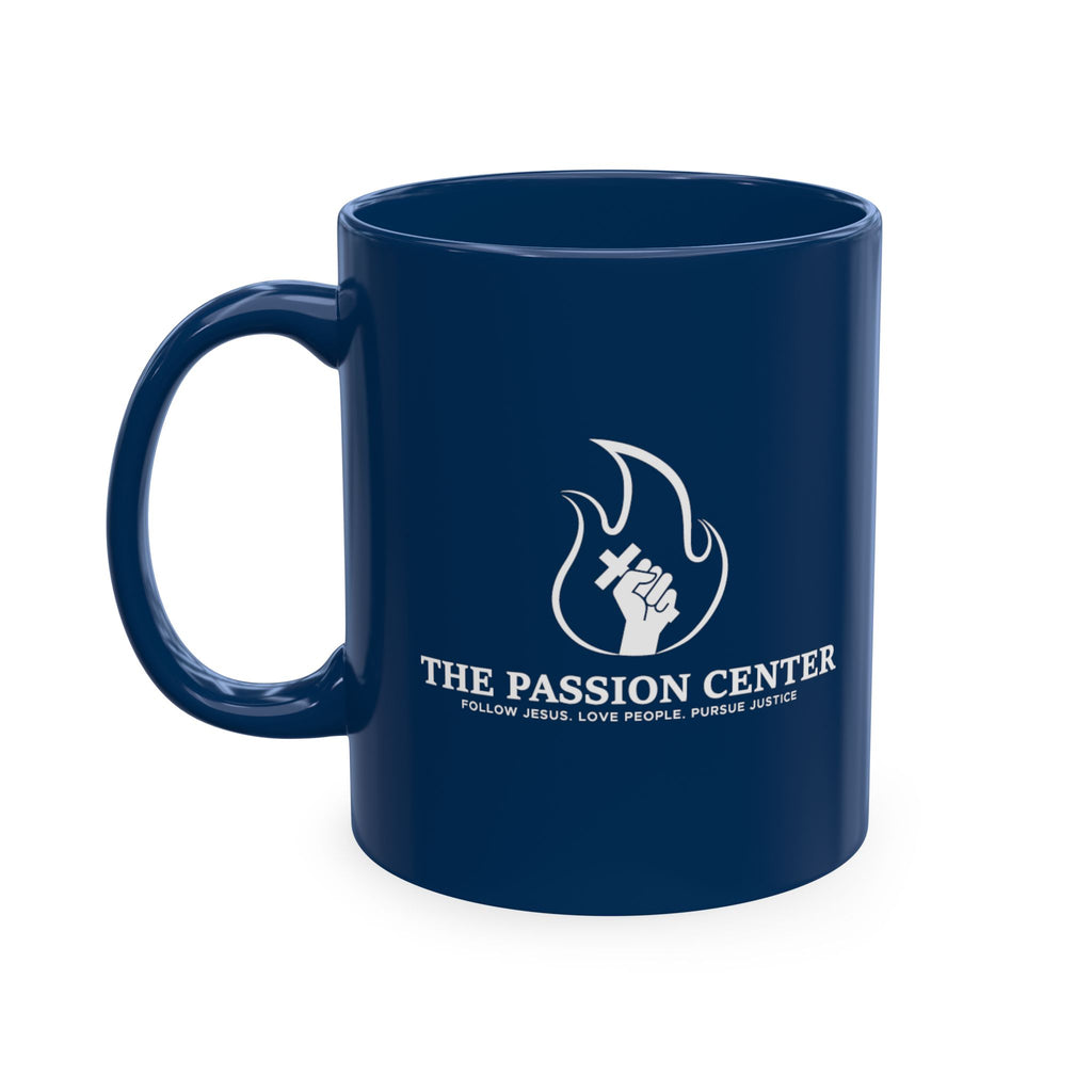 Ceramic Mug — "The Passion Center" Eco Coffee Cup
