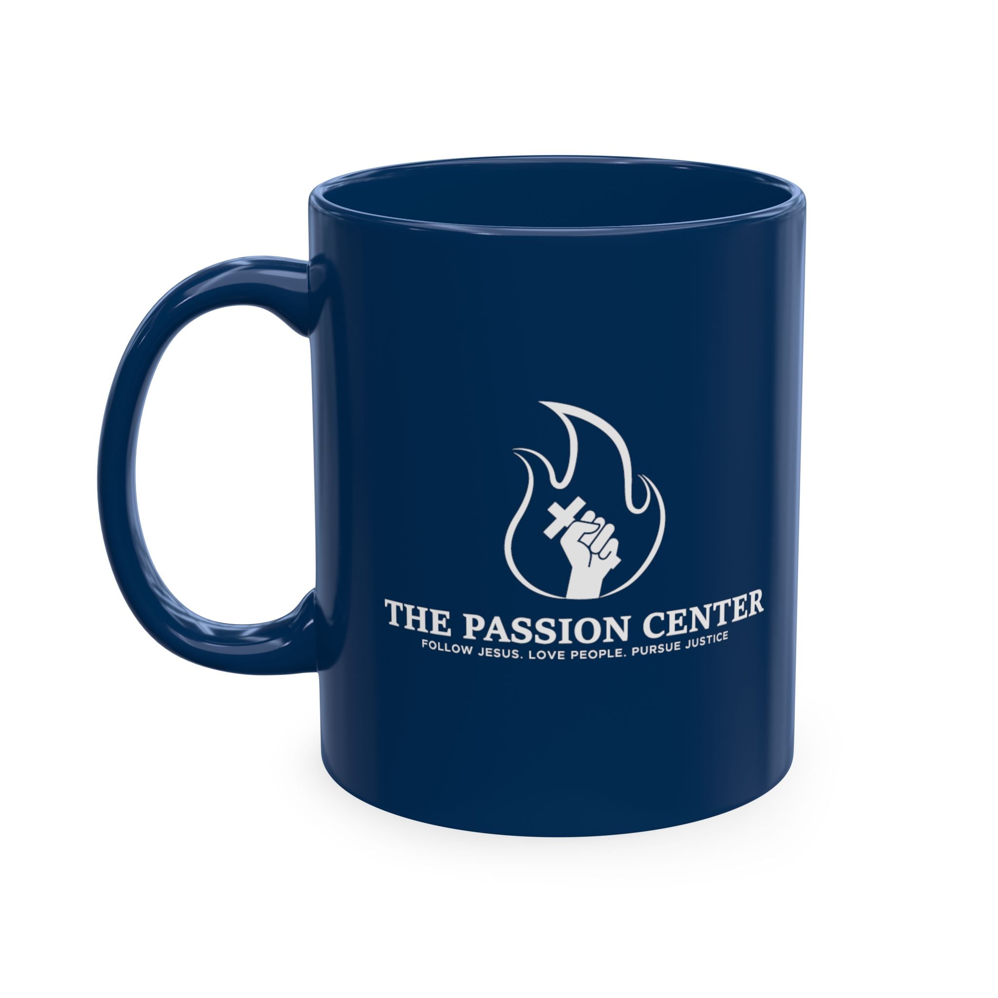 Ceramic Mug — "The Passion Center" Eco Coffee Cup