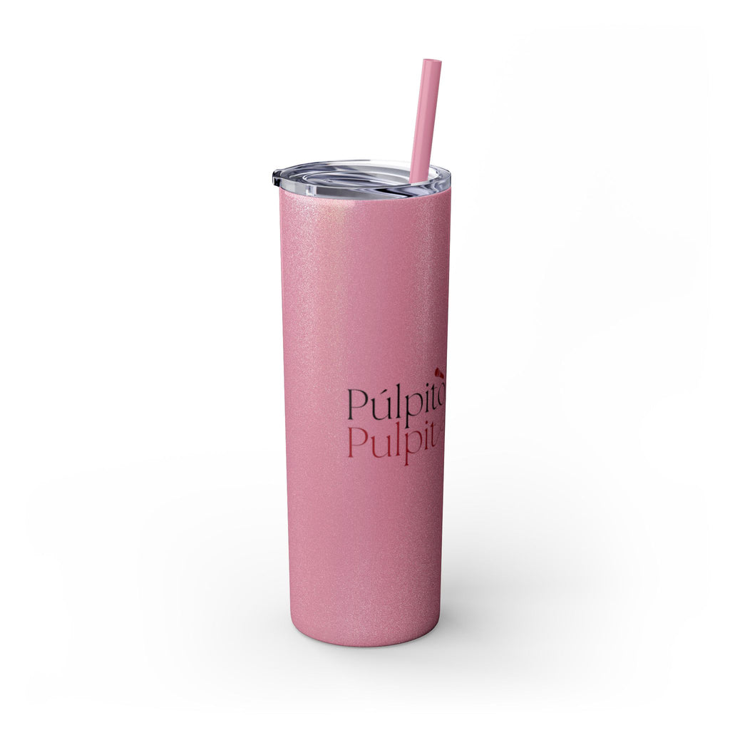 Skinny Tumbler - Púlpito Fellows Eco Logo 20oz Straw Cup