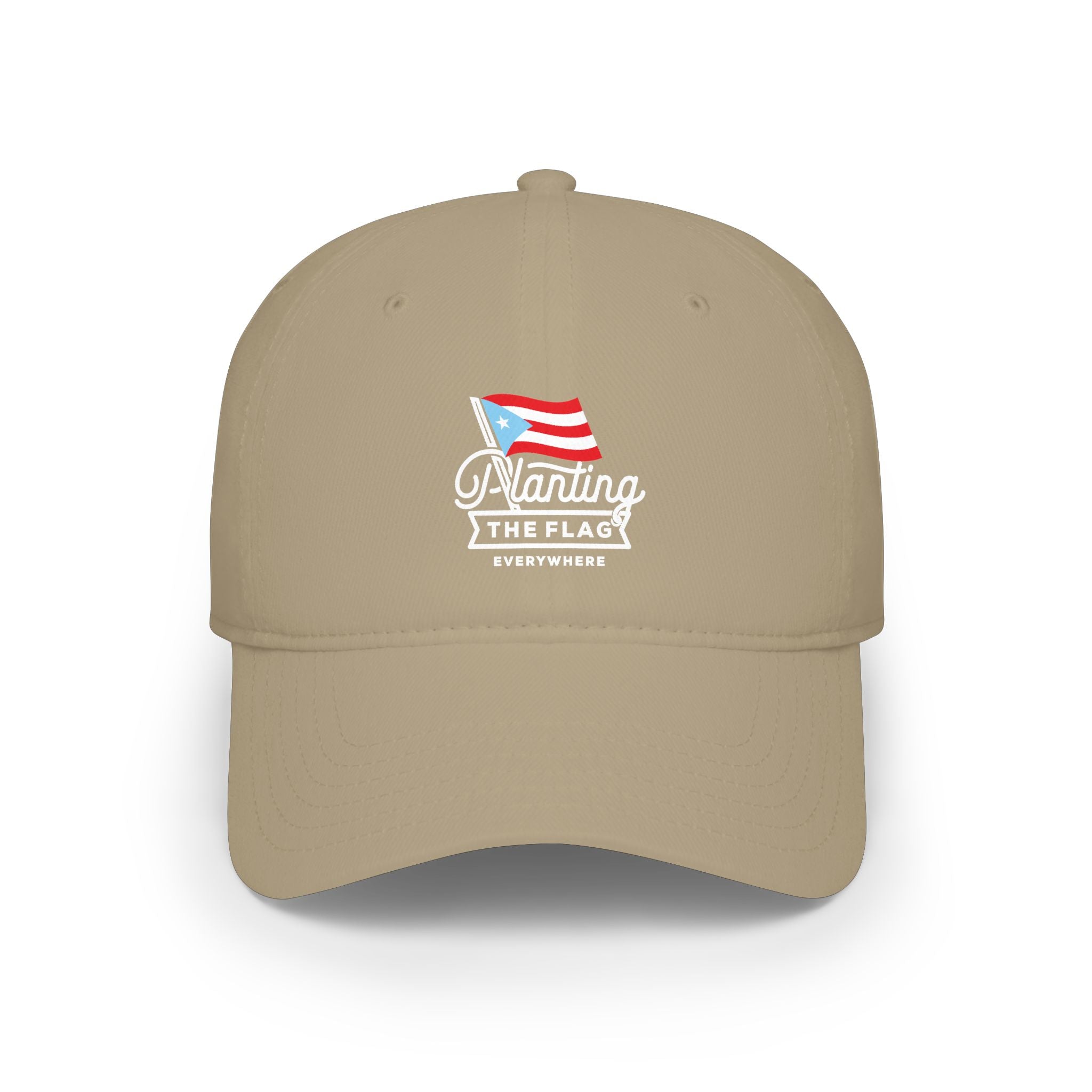 Planting the Flag Embroidered Low-Profile Baseball Cap
