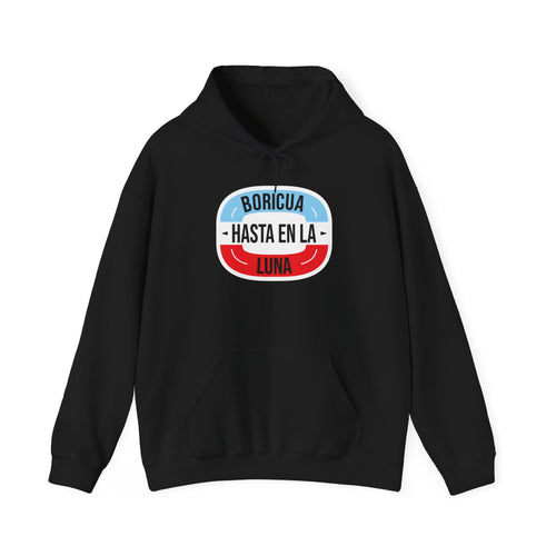 Boricua Hasta En La Luna Hoodie — Botanical Plant Lover Pullover