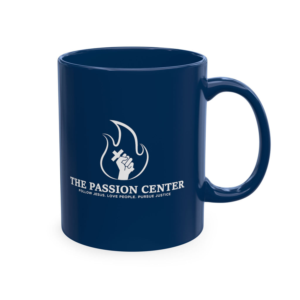 Ceramic Mug — "The Passion Center" Eco Coffee Cup