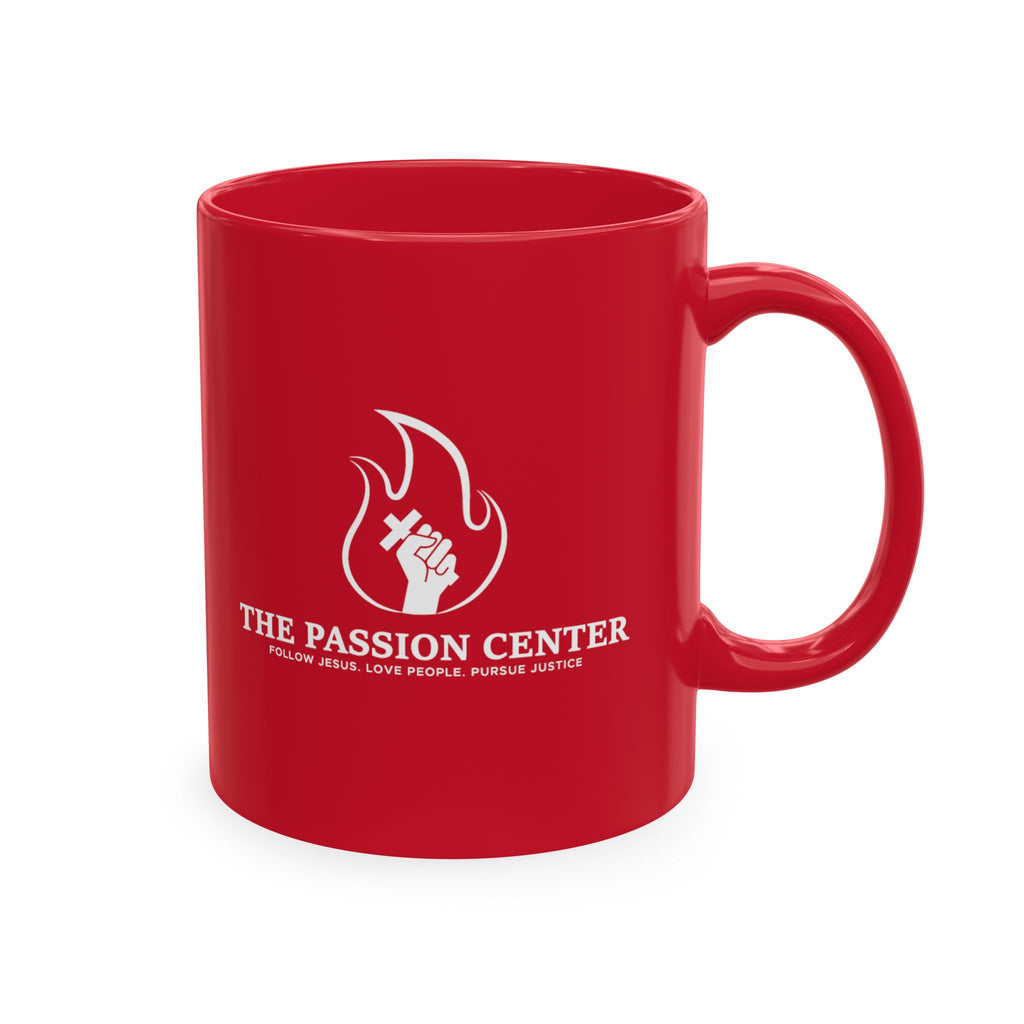 Ceramic Mug — "The Passion Center" Eco Coffee Cup