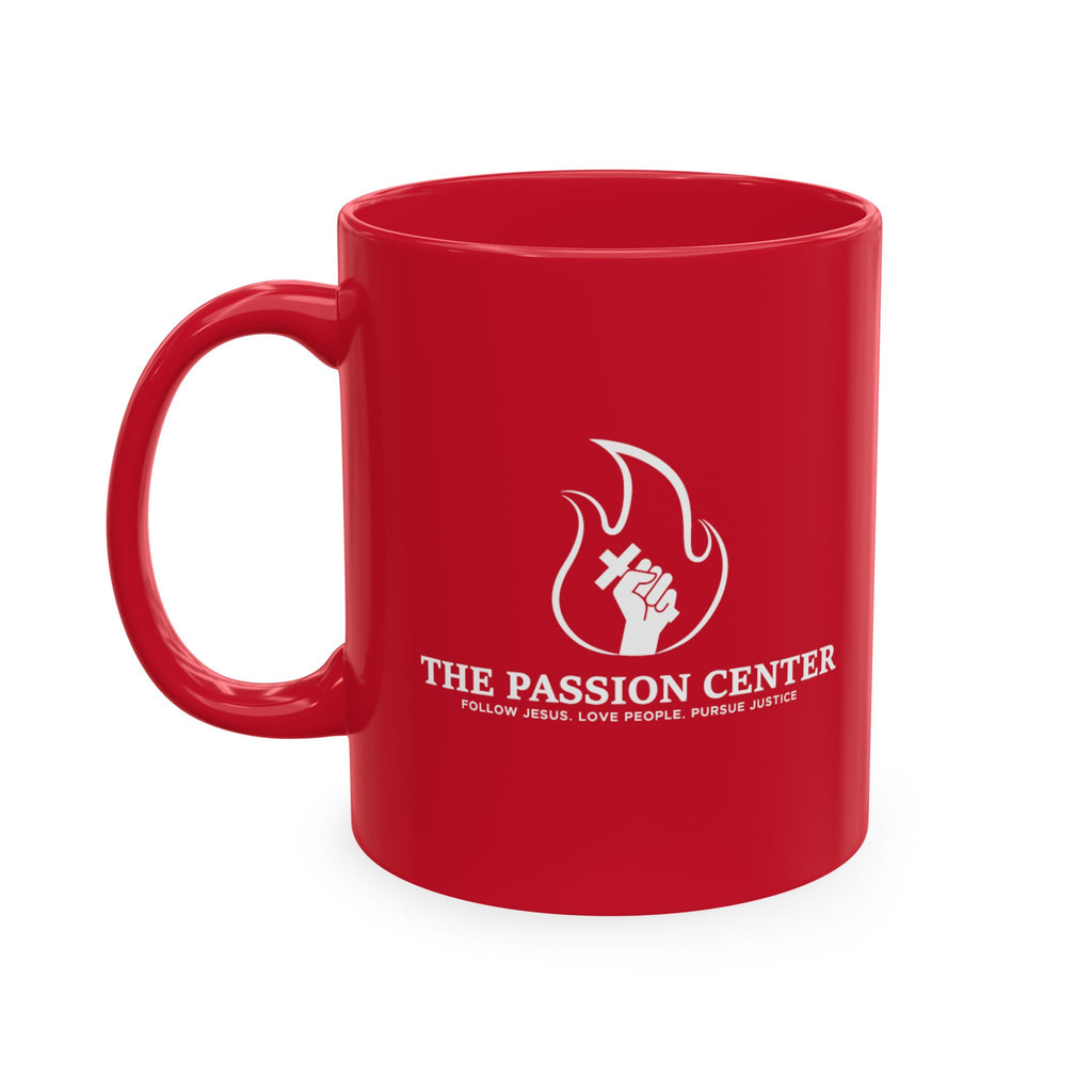 Ceramic Mug — "The Passion Center" Eco Coffee Cup