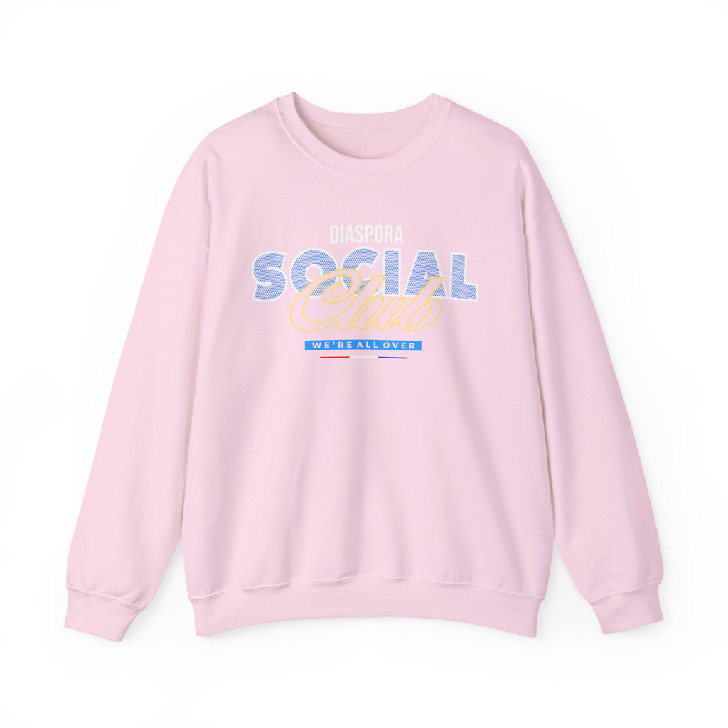 Diaspora Social Club Crewneck Sweatshirt — Minimal Church Ministry Logo