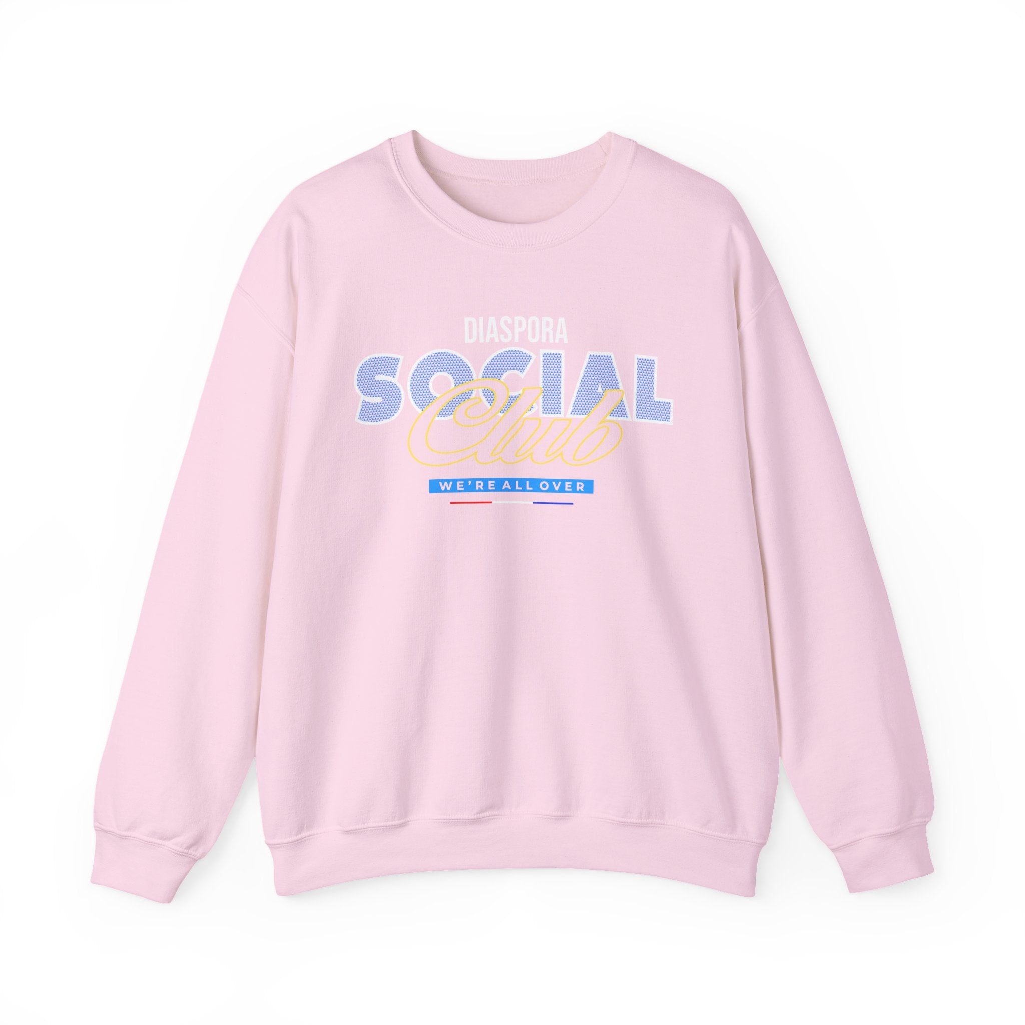 Diaspora Social Club Crewneck Sweatshirt — Minimal Church Ministry Logo