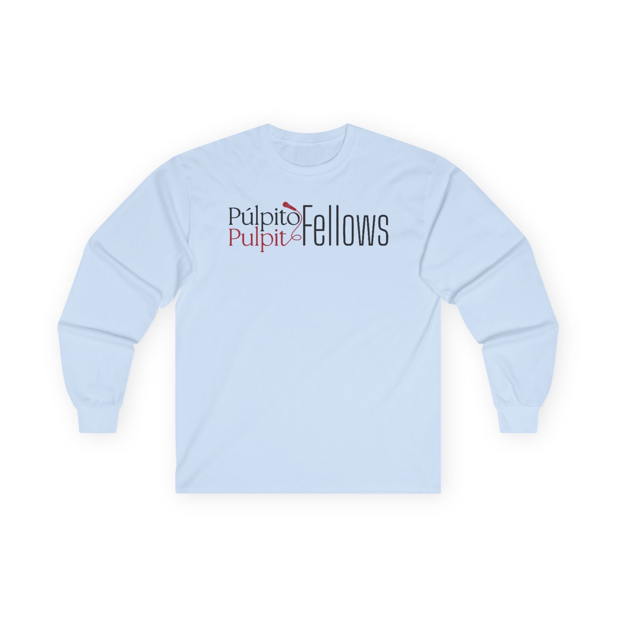 Pulpito Fellows Long Sleeve Tee — Minimalist Church Group Shirt