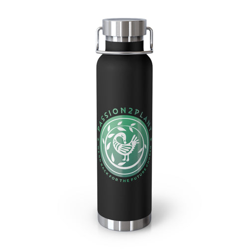 22oz Insulated Water Bottle — Passion2Planet Eco Logo