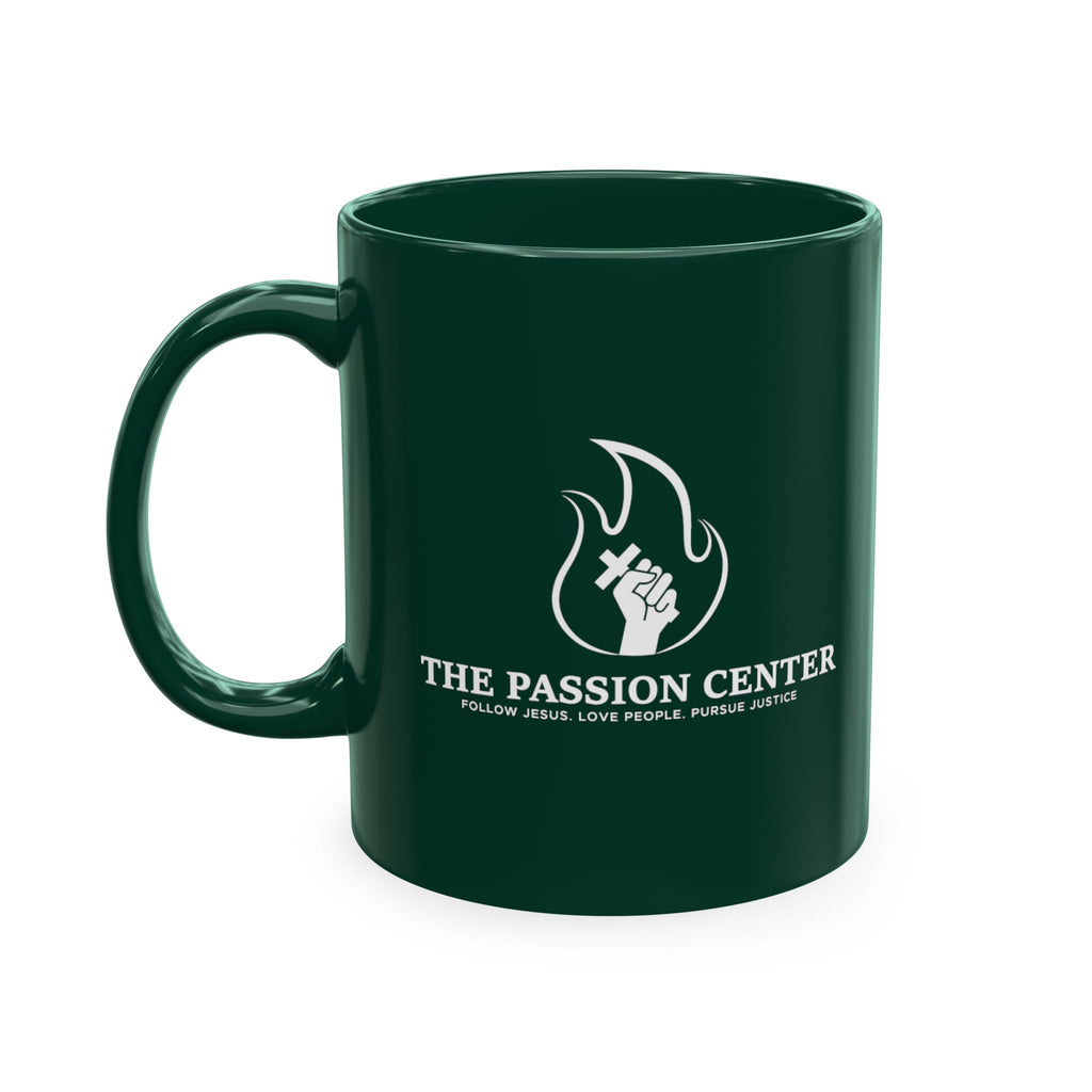 Ceramic Mug — "The Passion Center" Eco Coffee Cup