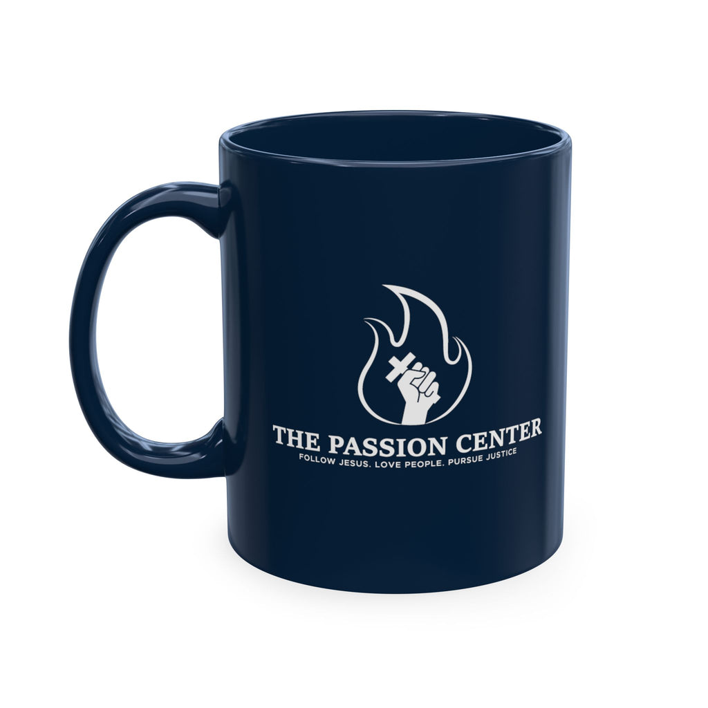 Ceramic Mug — "The Passion Center" Eco Coffee Cup