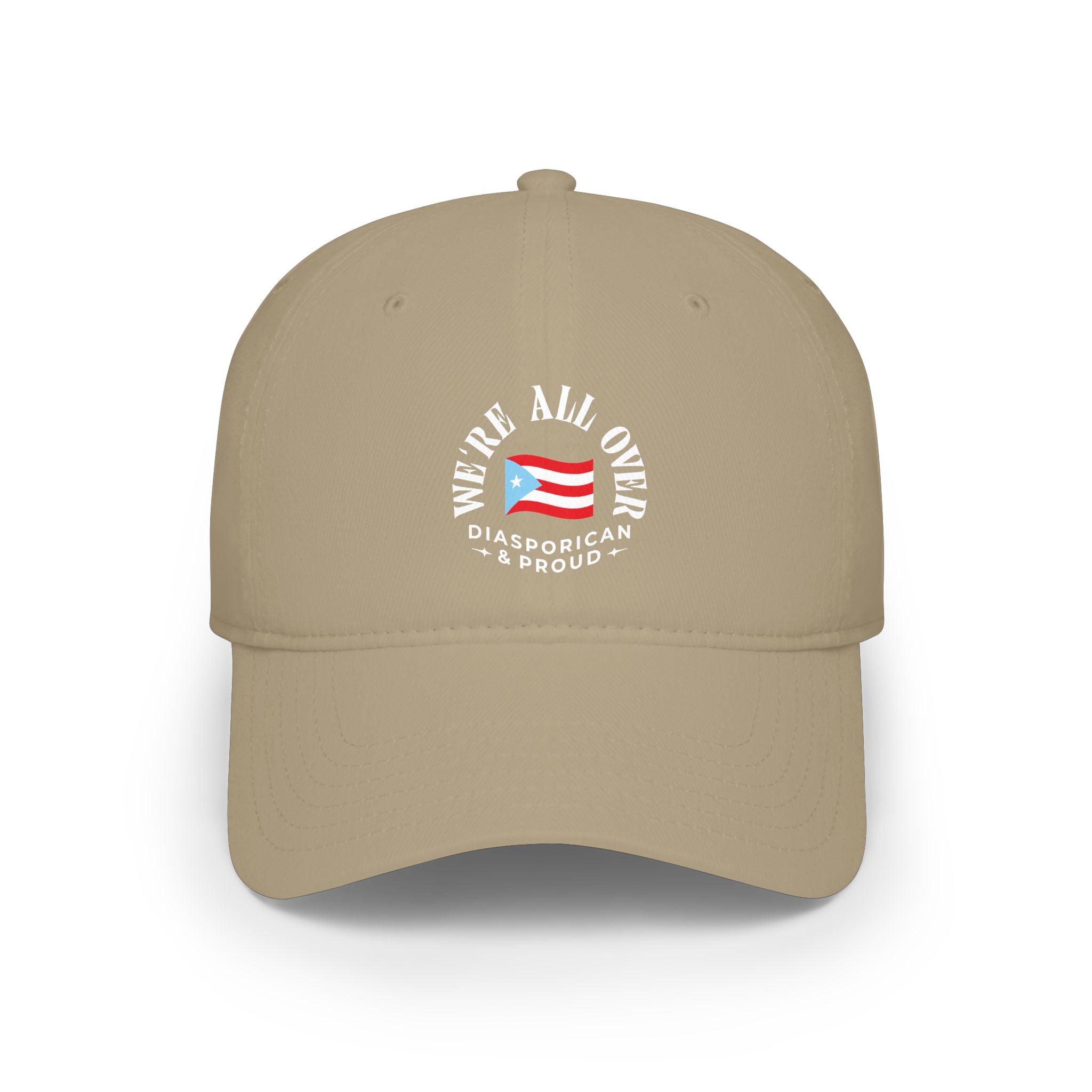 We're All Over Embroidered Low-Profile Baseball Cap