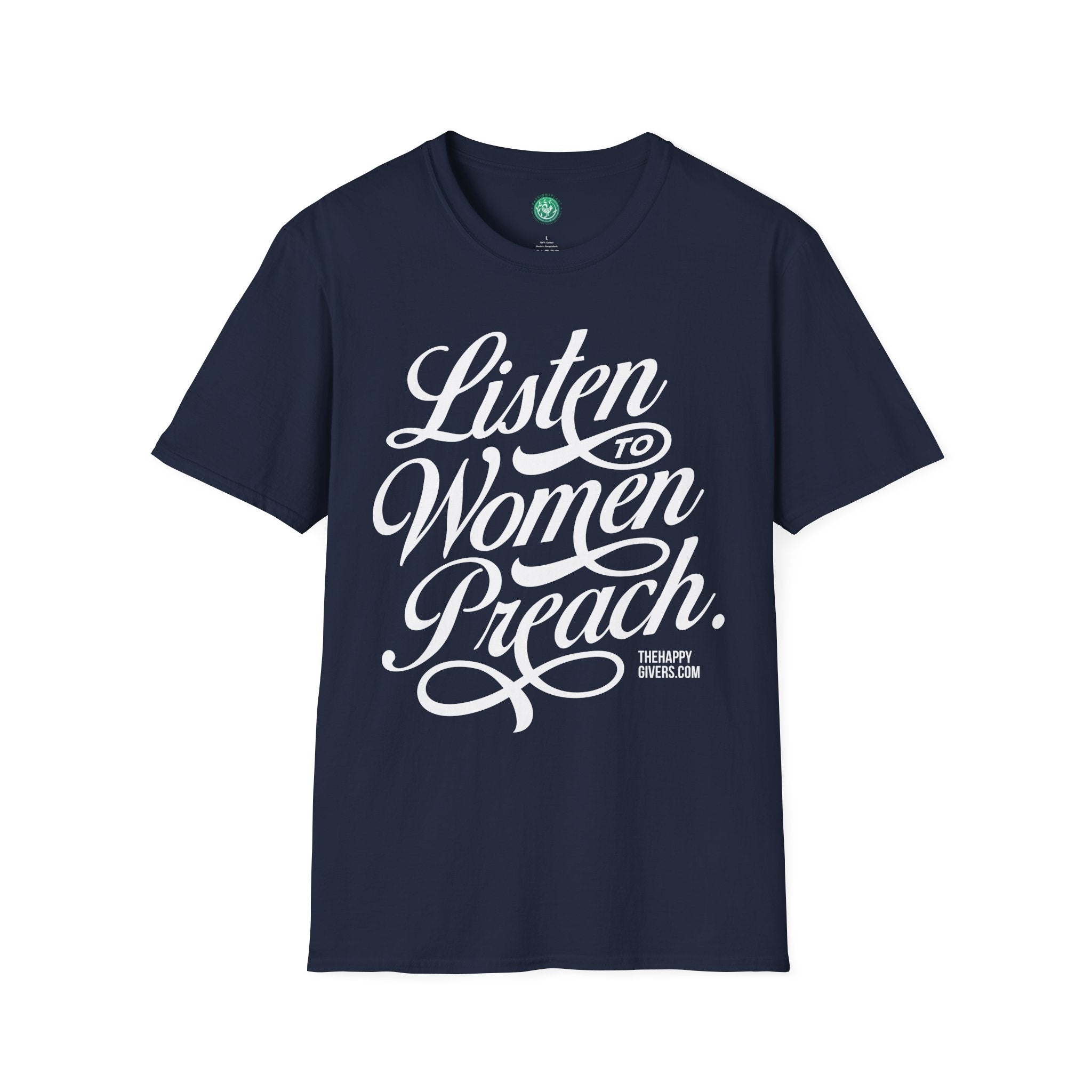 Listen to Women Preach Dark T-Shirt