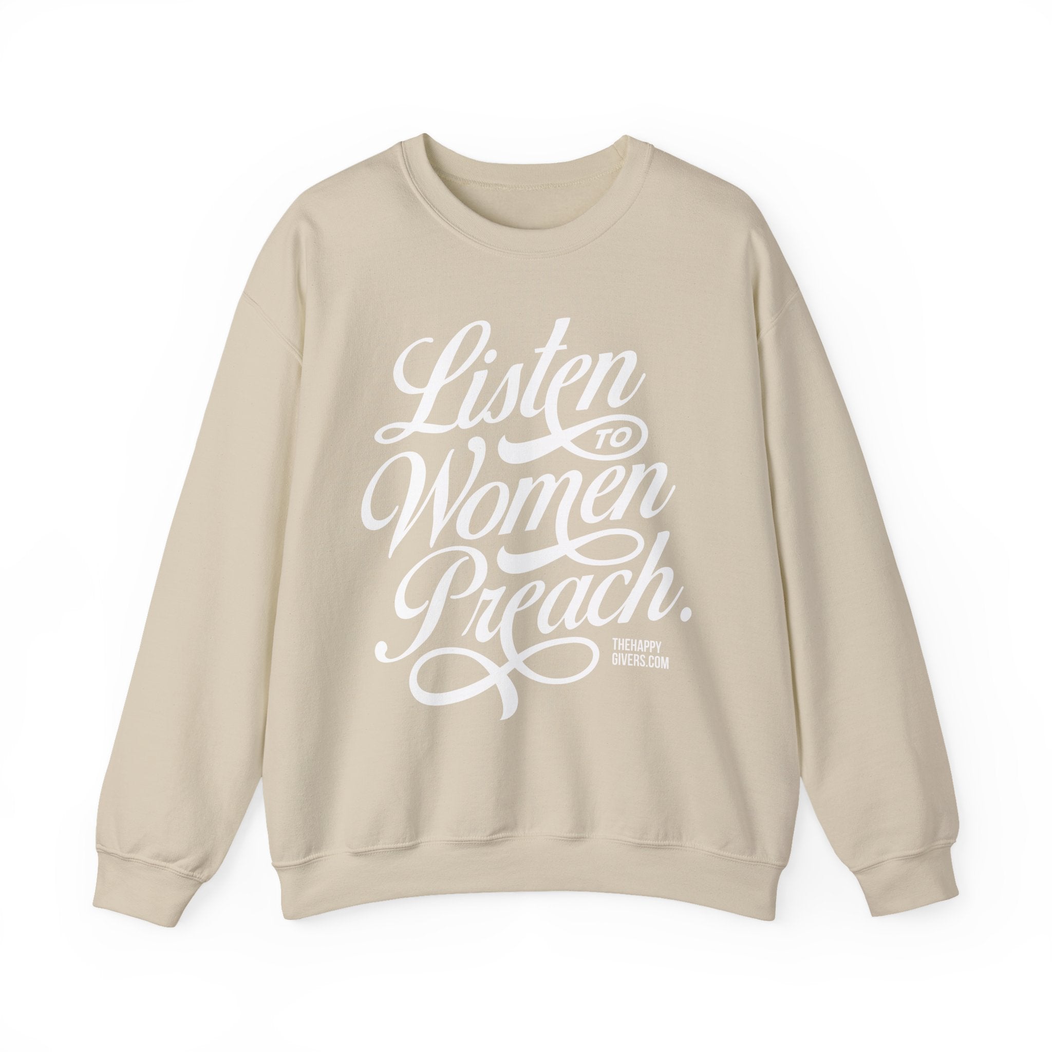 Listen to Women Preach Dark Crewneck Sweatshirt