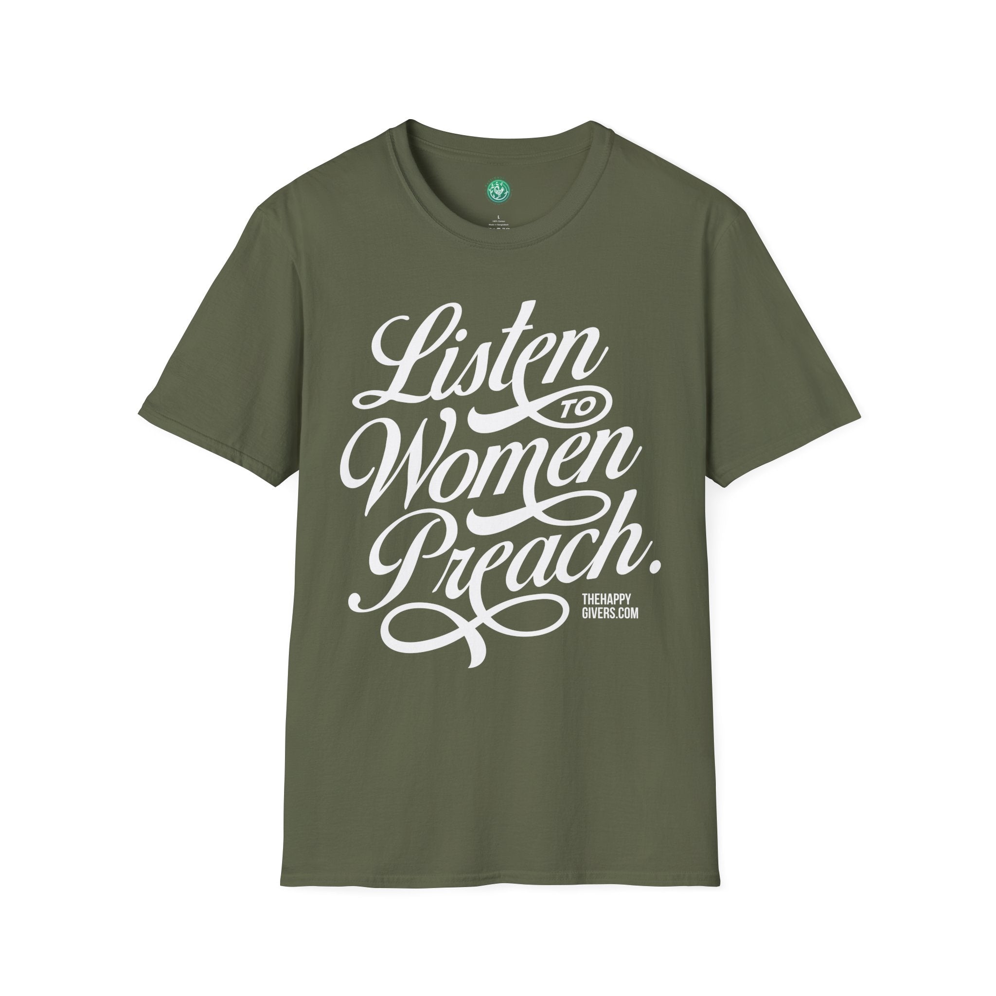 Listen to Women Preach Dark T-Shirt