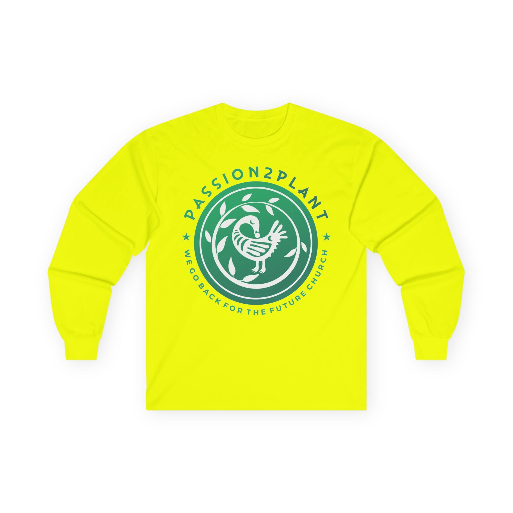 Passion2Plant Logo Long Sleeve Tee — Eco Gardening Crew Shirt