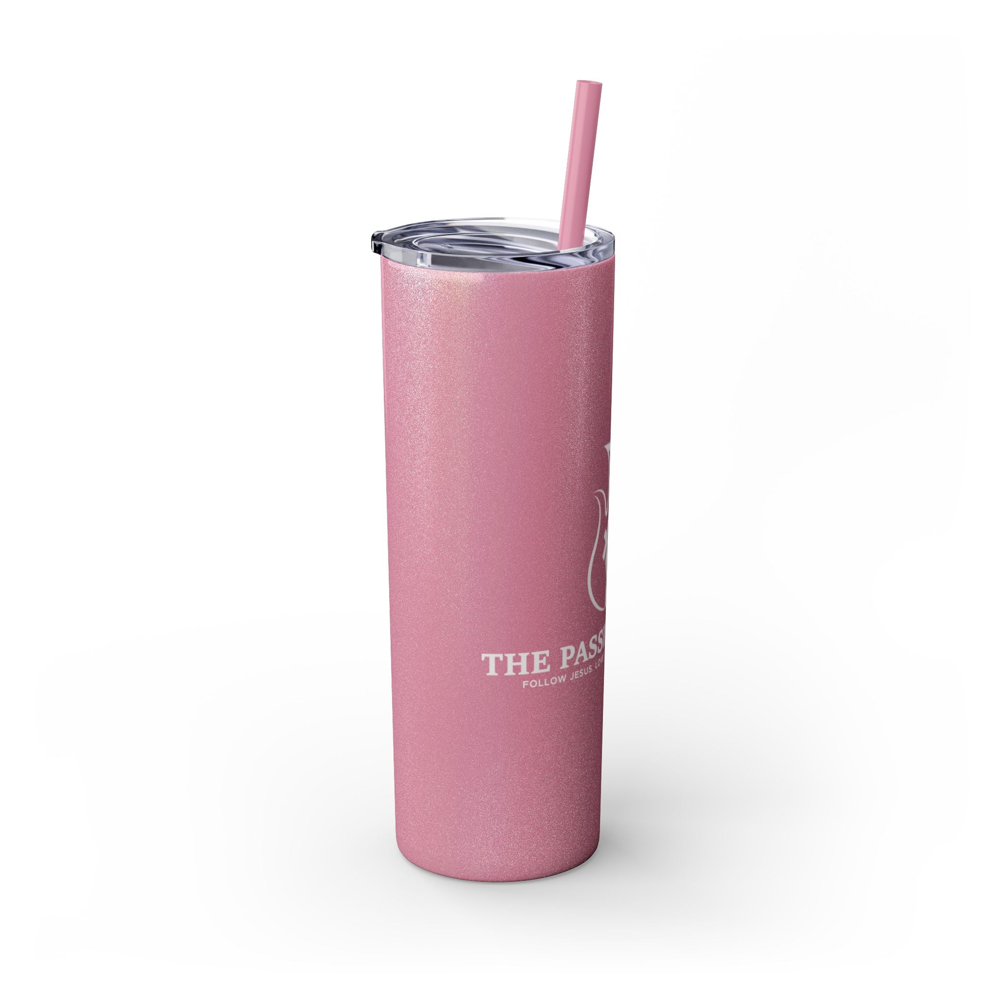Copy of Skinny Tumbler - Passion2Plant Green Eco Logo 20oz Straw Cup