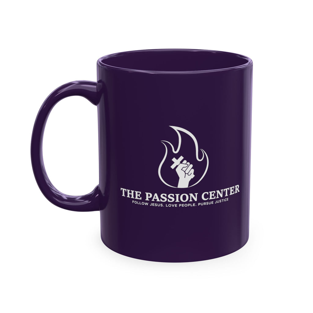 Ceramic Mug — "The Passion Center" Eco Coffee Cup