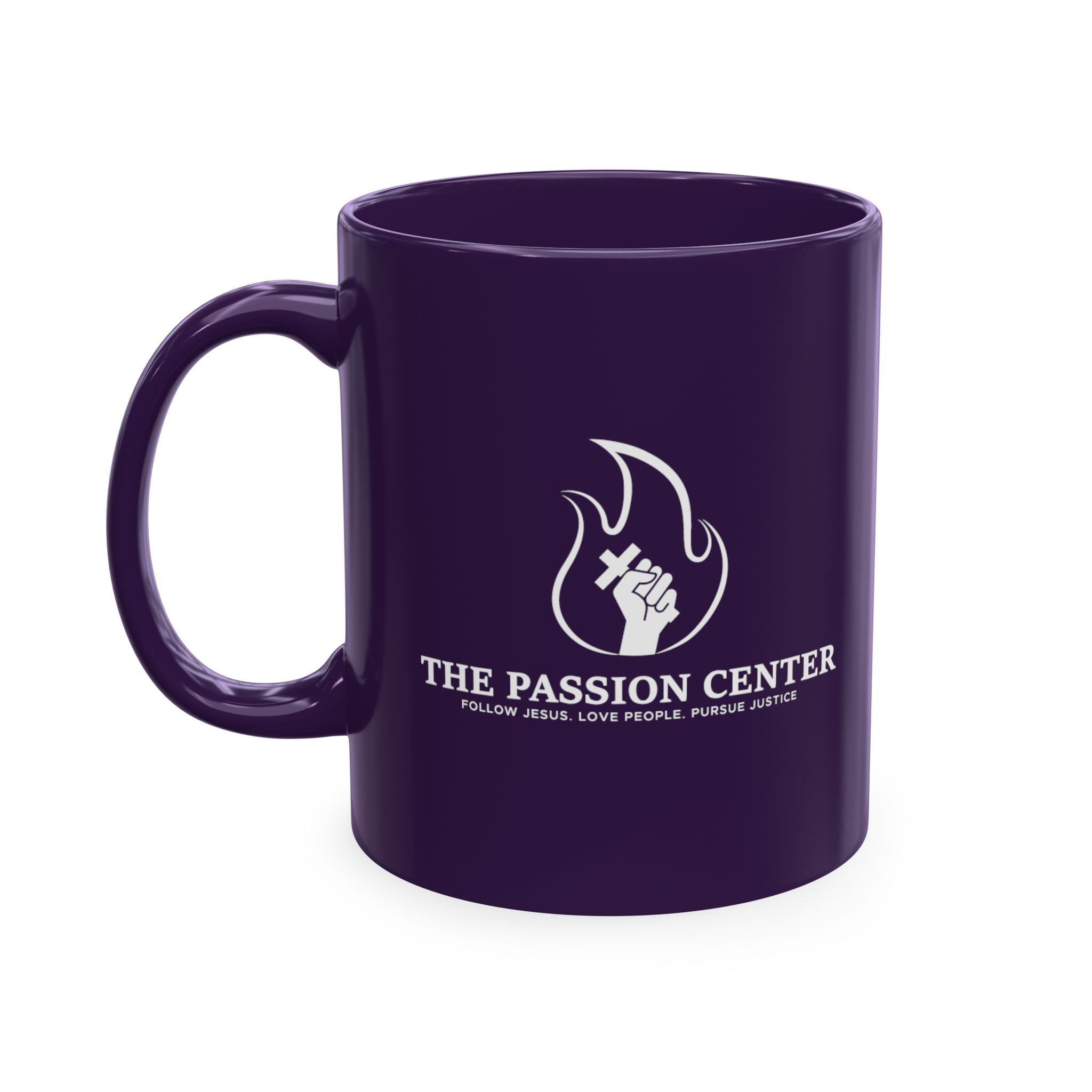 Ceramic Mug — "The Passion Center" Eco Coffee Cup