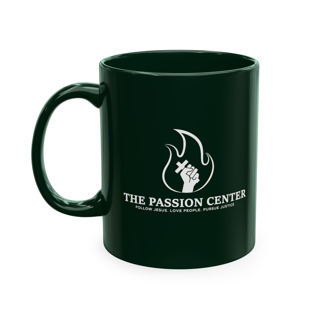 Ceramic Mug — "The Passion Center" Eco Coffee Cup