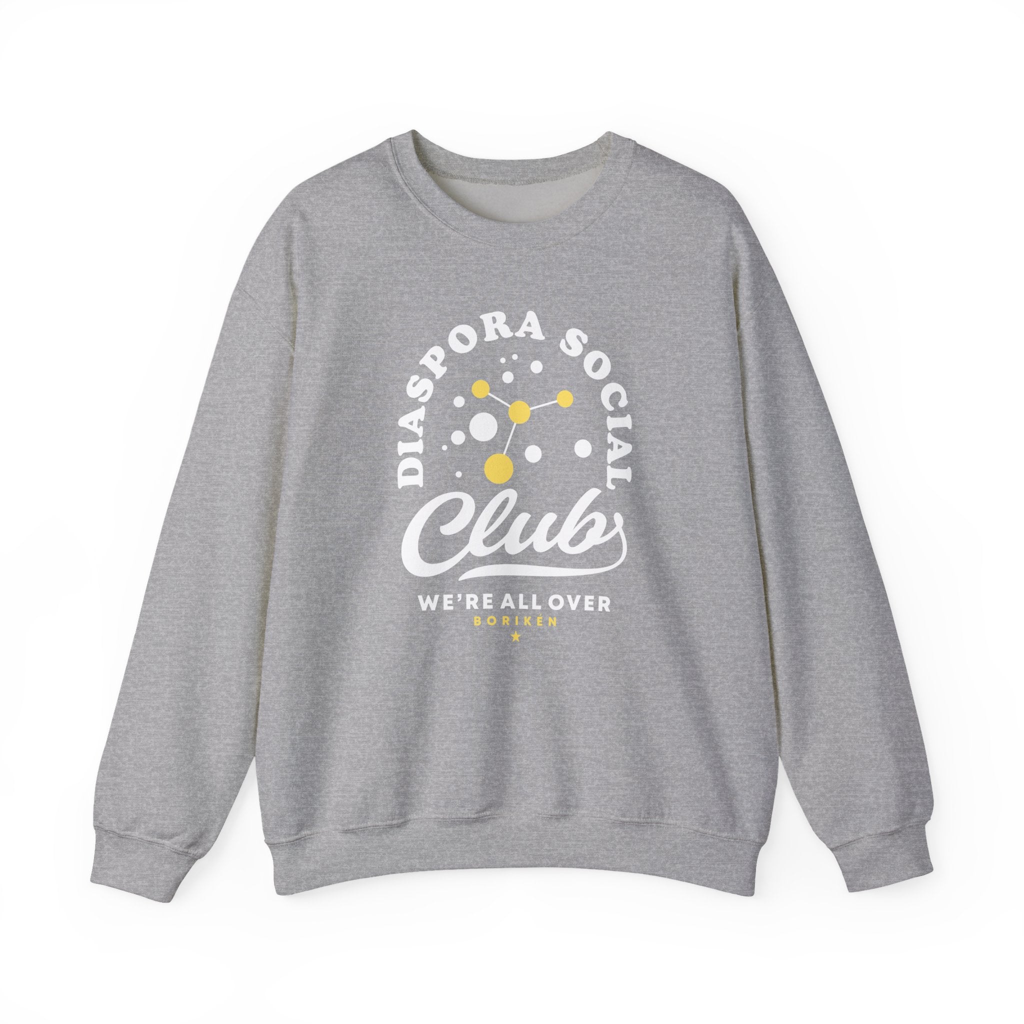 Diaspora Social Club Crewneck Sweatshirt — Minimal Church Ministry Logo