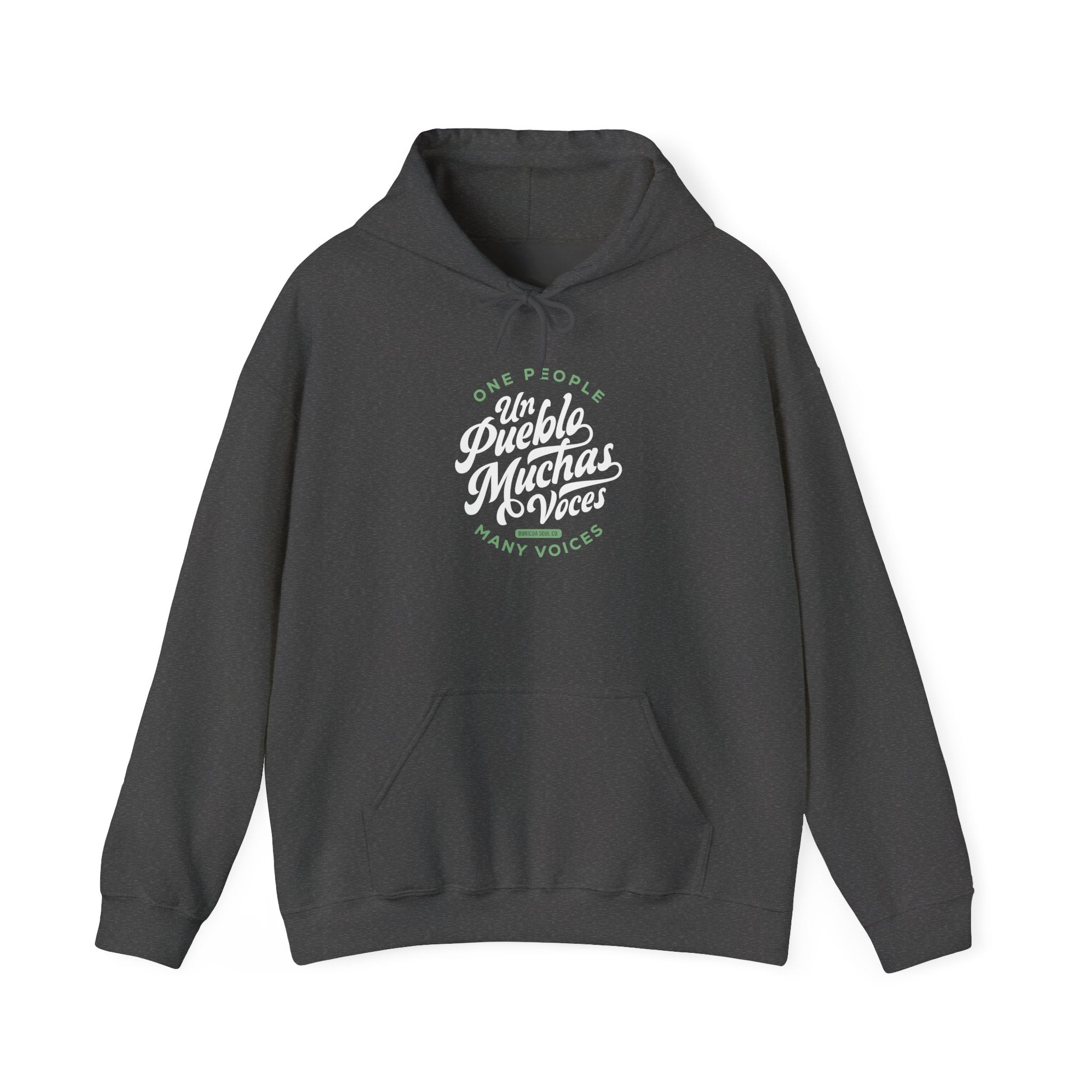 One People Many Voice Hoodie — Botanical Plant Lover Pullover