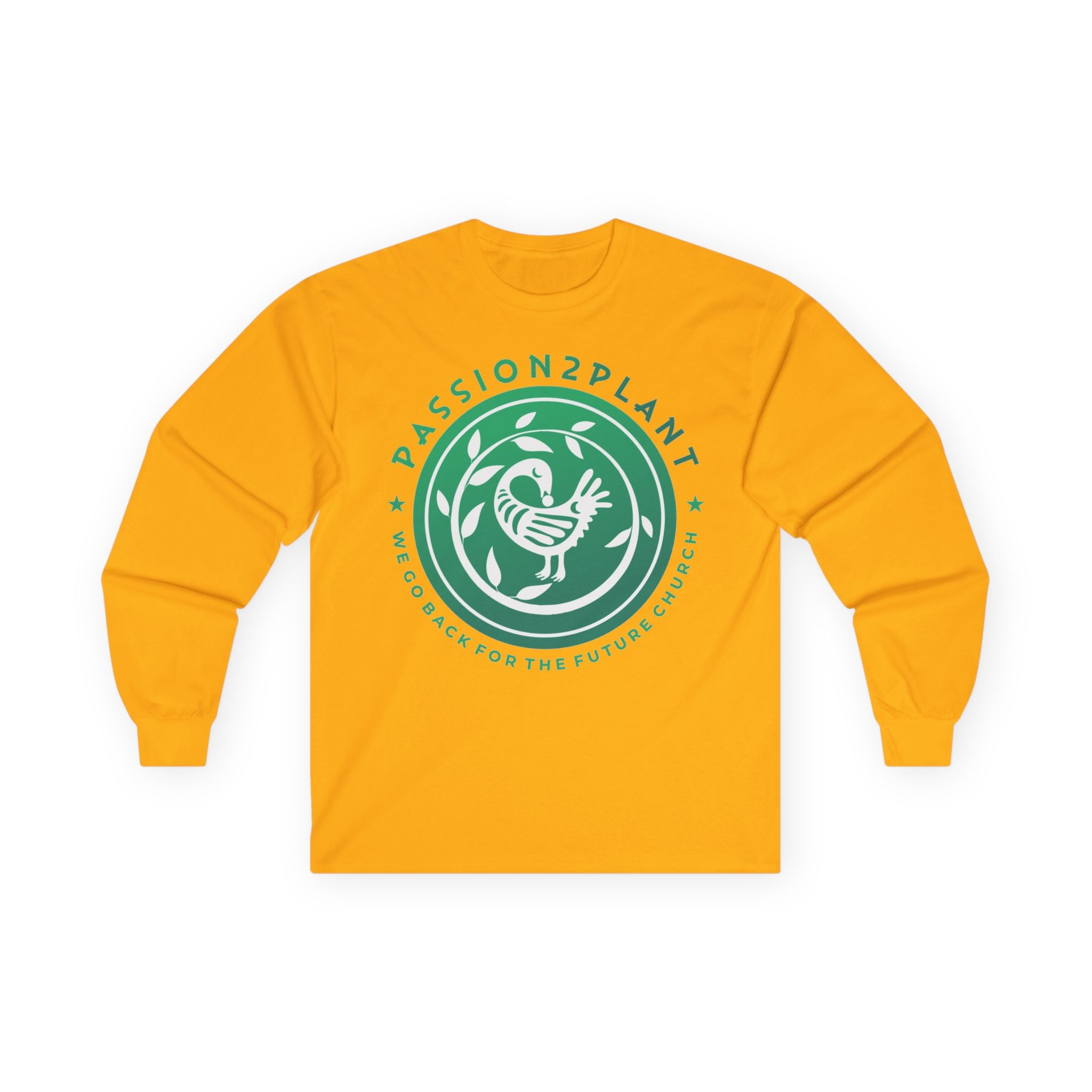 Passion2Plant Logo Long Sleeve Tee — Eco Gardening Crew Shirt