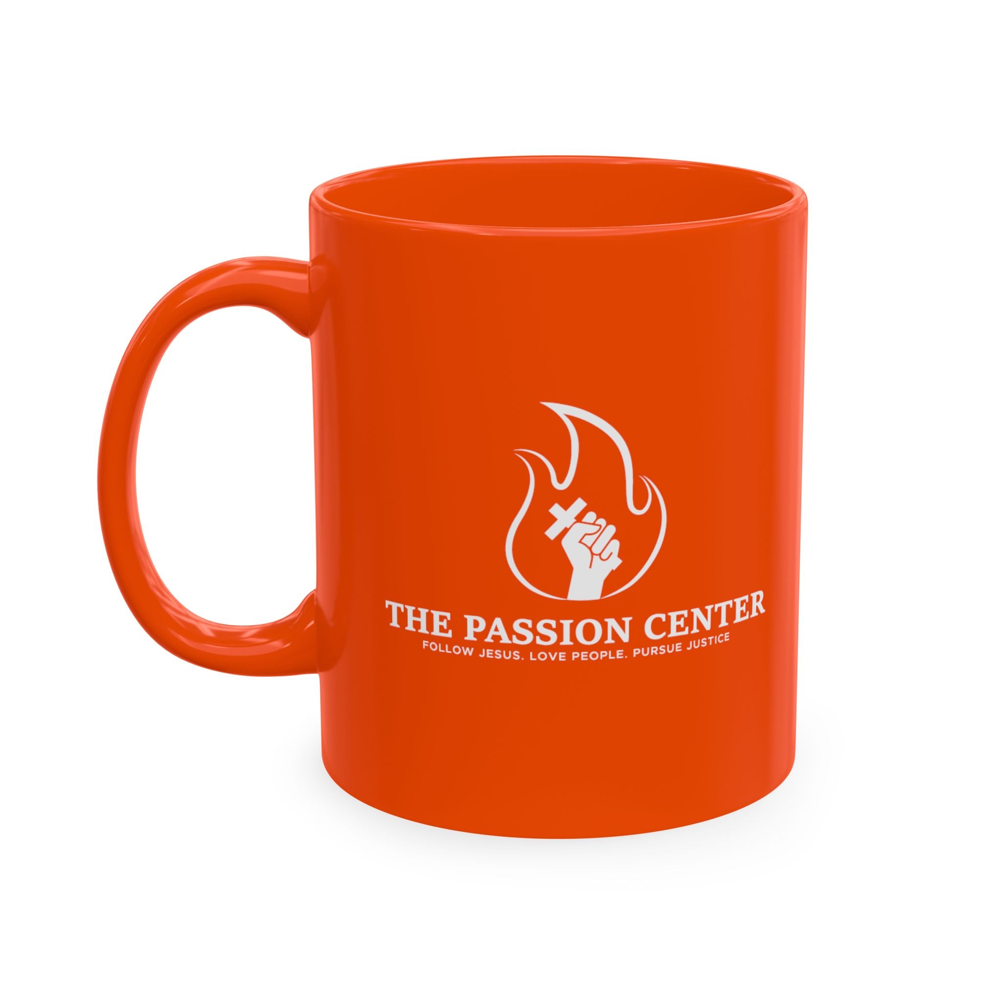 Ceramic Mug — "The Passion Center" Eco Coffee Cup