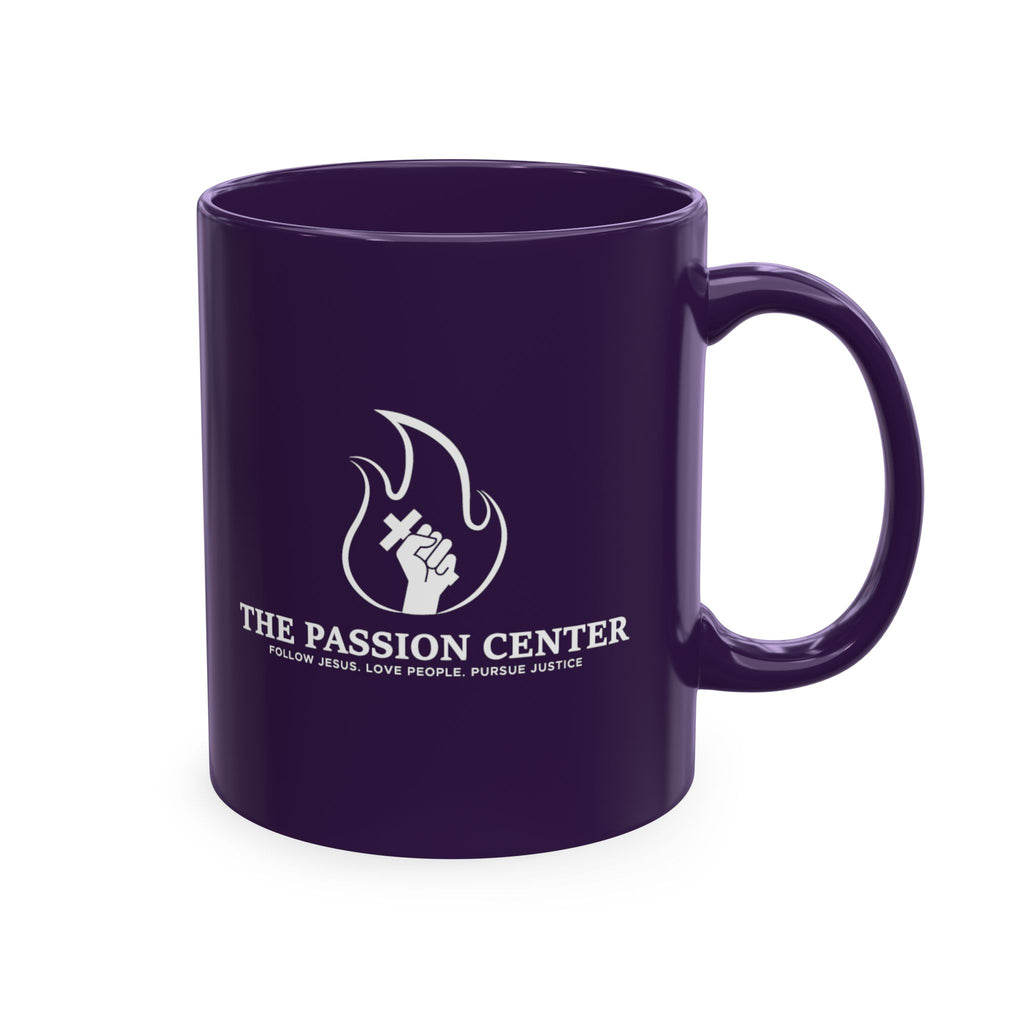 Ceramic Mug — "The Passion Center" Eco Coffee Cup