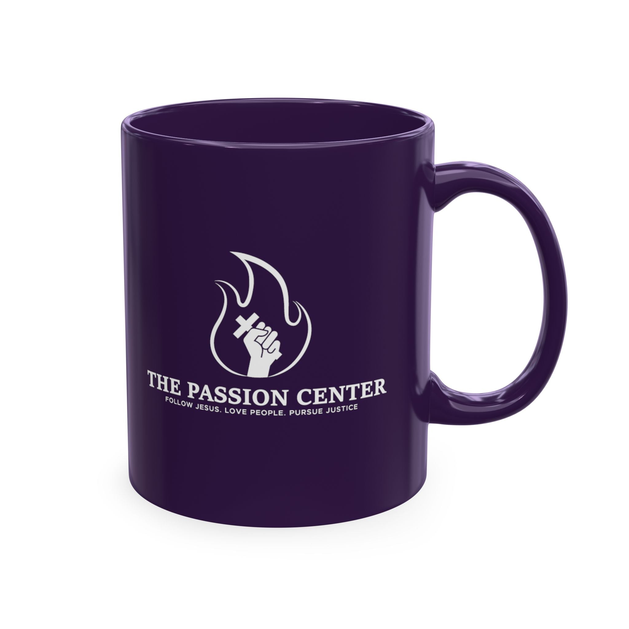 Ceramic Mug — "The Passion Center" Eco Coffee Cup