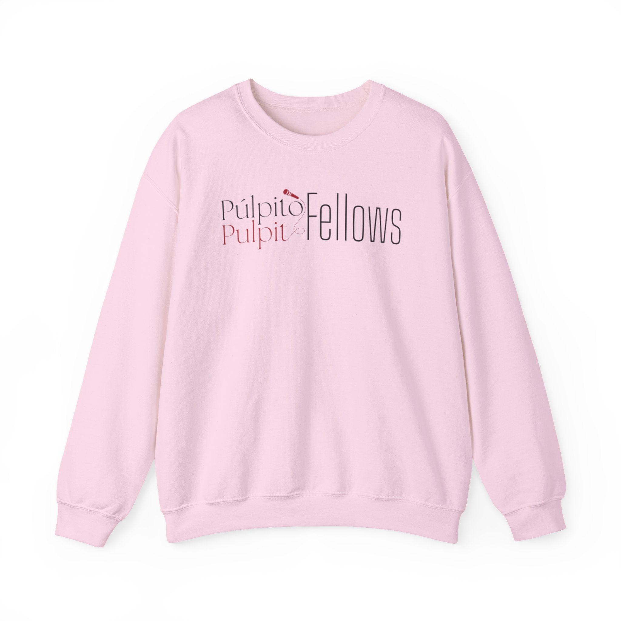 Pulpit Fellows Crewneck Sweatshirt — Minimal Church Ministry Logo