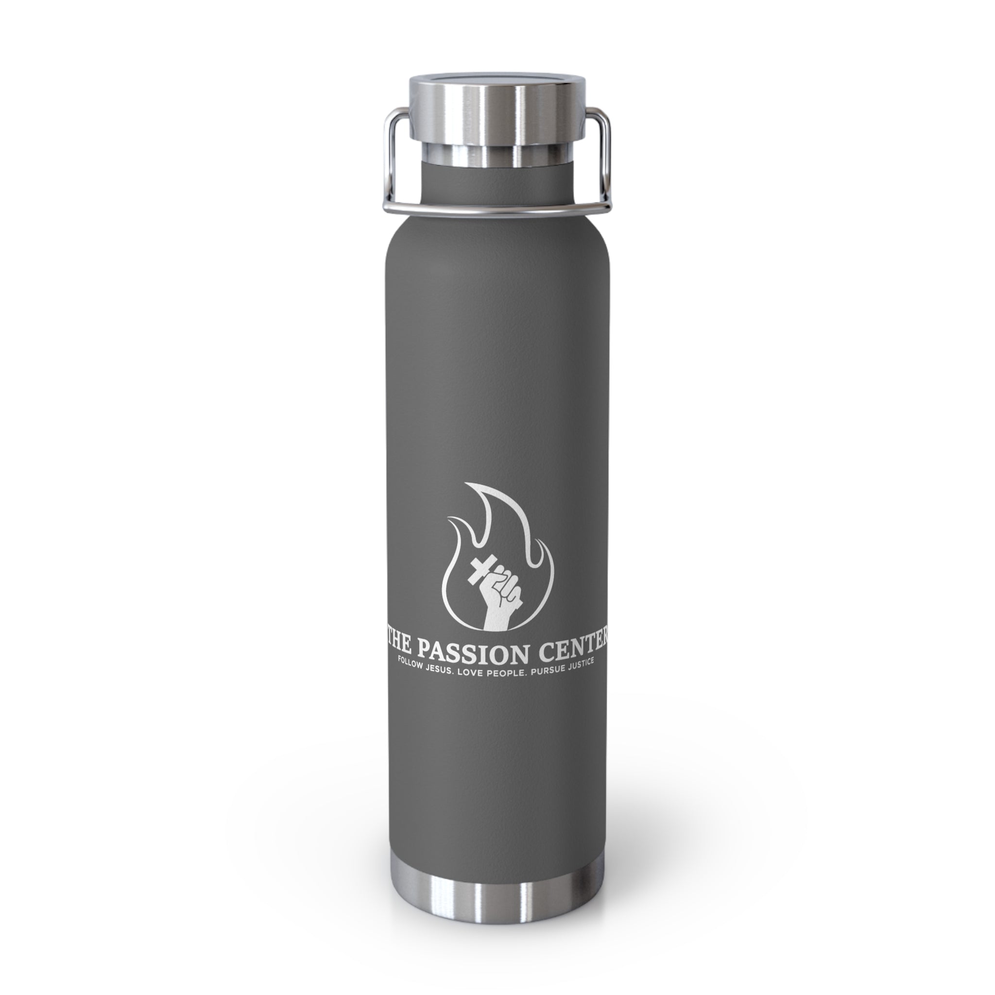 22oz Insulated Water Bottle — The Passion Center Eco Logo